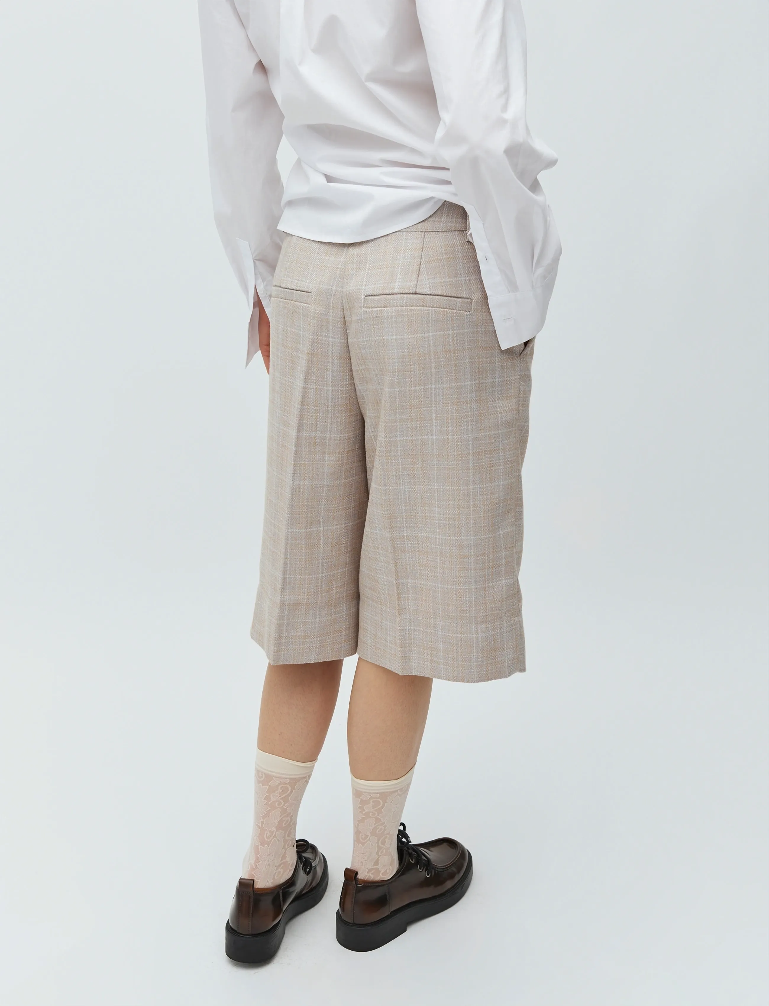 mbyM - Brecan-M - bermudashorts - beige check - 3