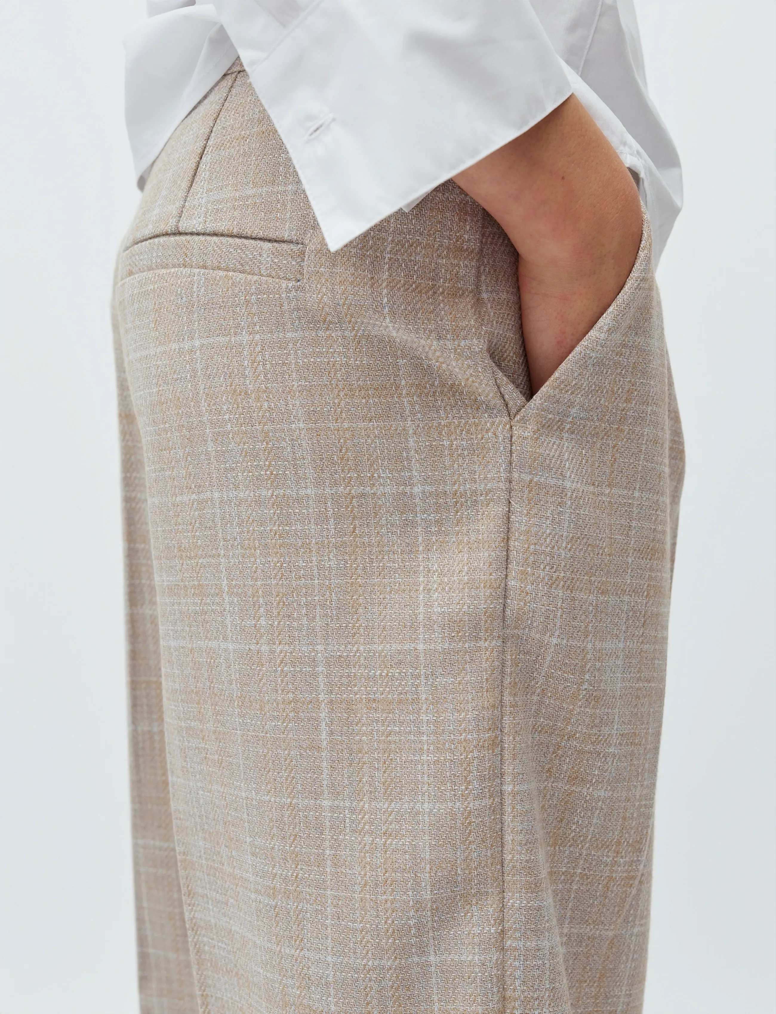 mbyM - Brecan-M - bermudashorts - beige check - 4