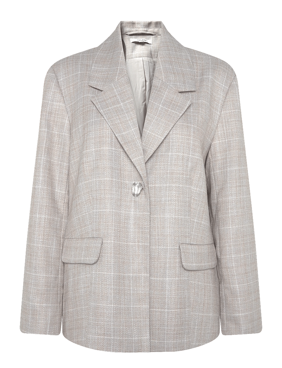 MBYM - Howla-M - enkeltradede blazere - beige check - 0
