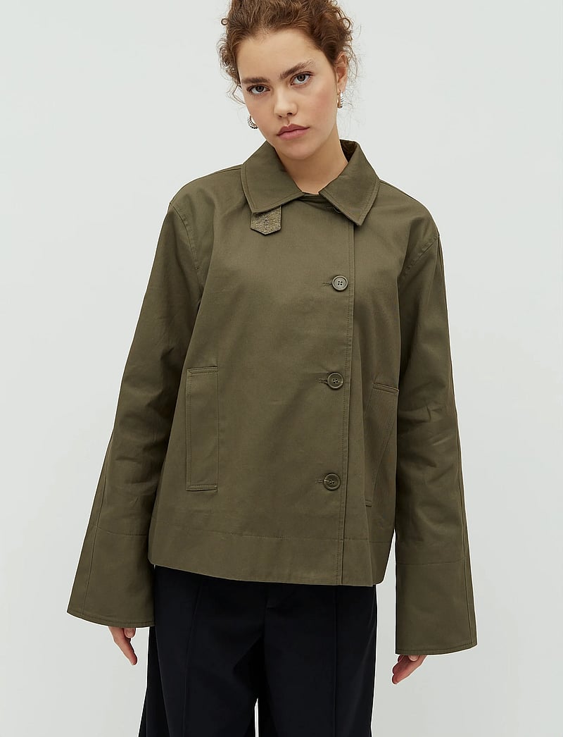 mbyM - Bavina-M - vårjackor - dusty olive - 4