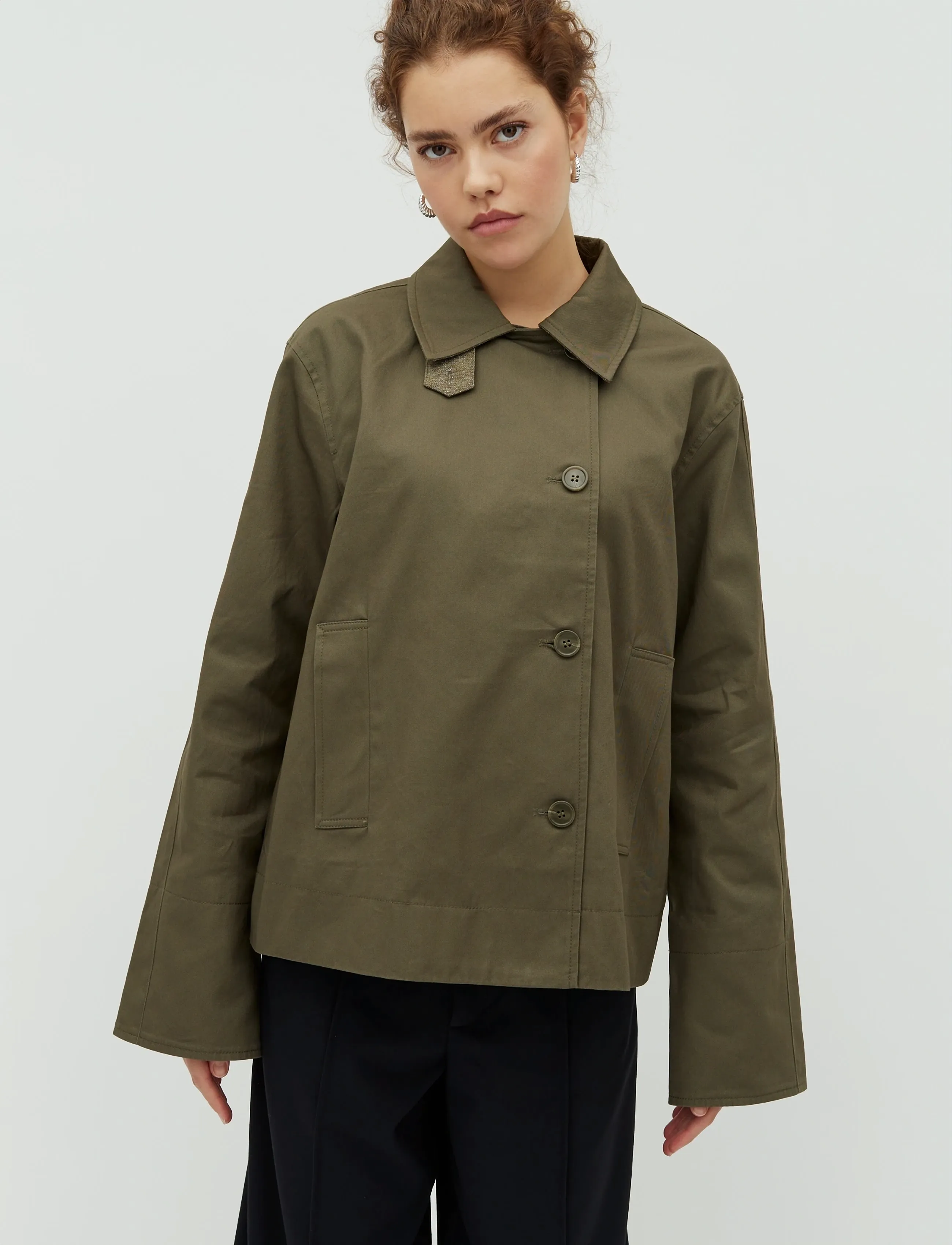 mbyM - Bavina-M - vårjackor - dusty olive - 4