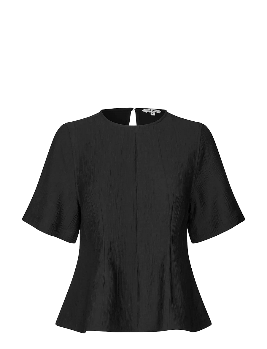 mbyM - Kaely-M - kurzärmelige blusen - black - 1