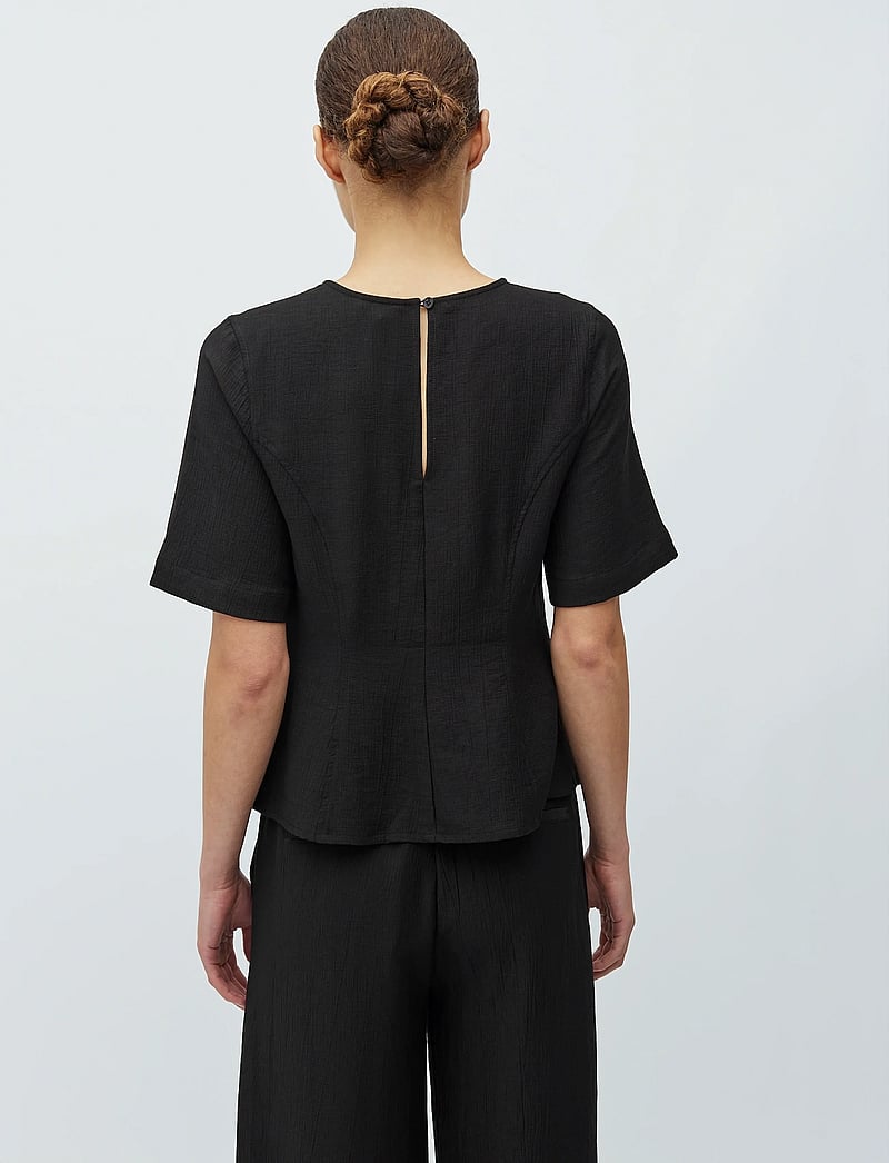 mbyM - Kaely-M - kurzämlige blusen - black - 4