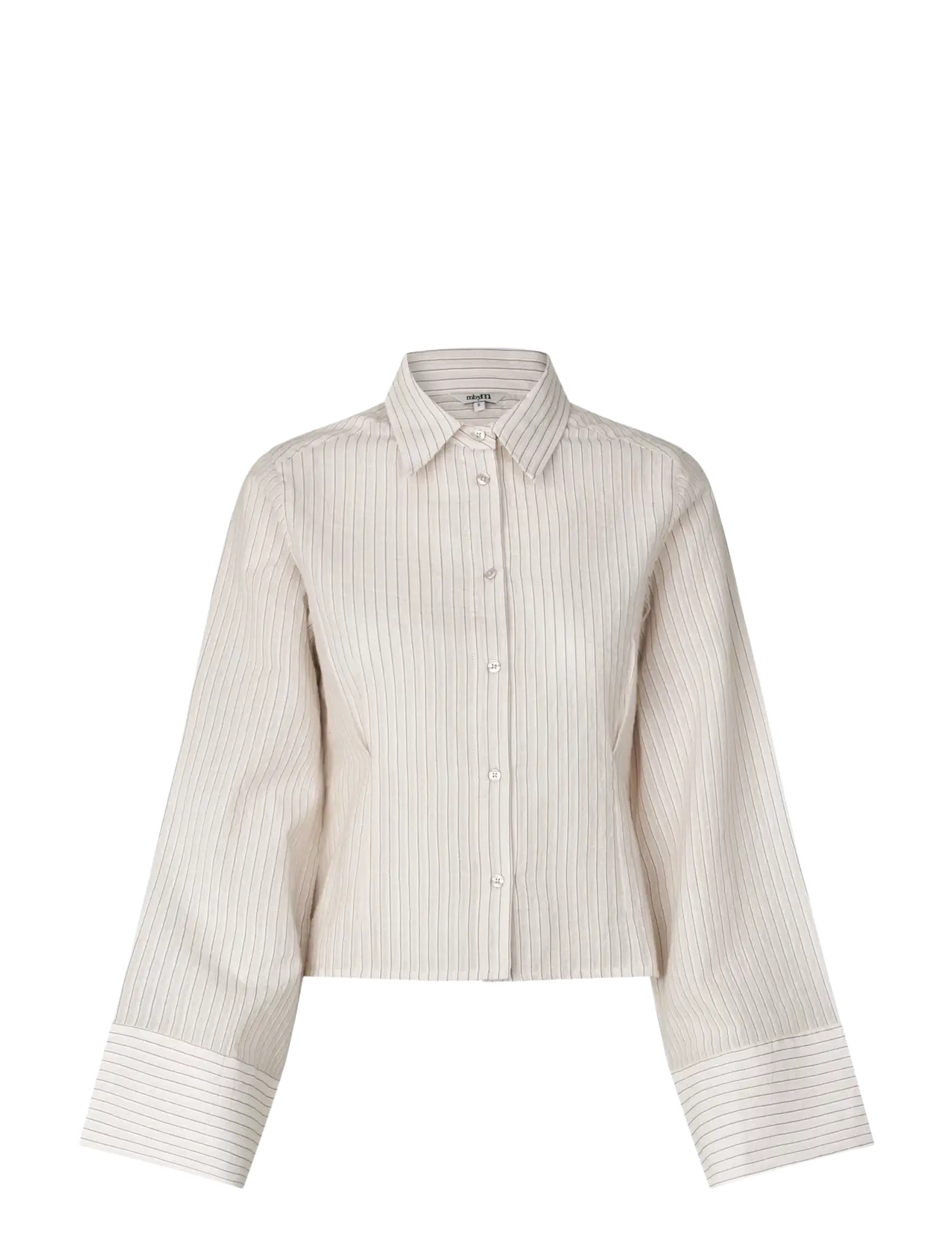 WHITE FEATHER GREY STRIPE