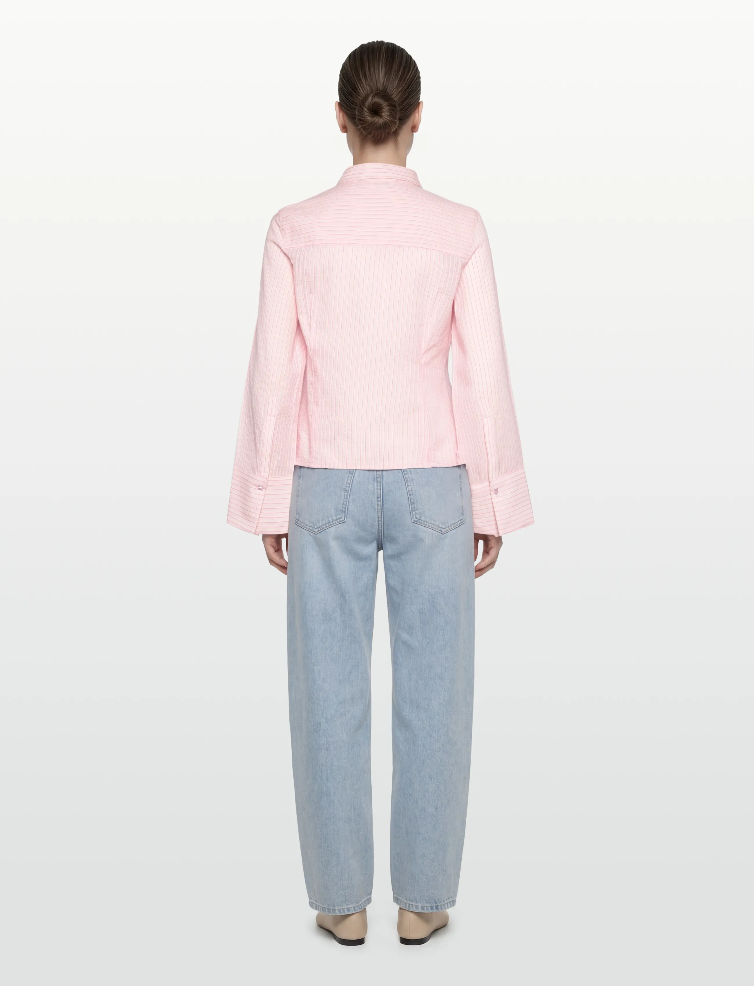 mbyM - Kalanna-M - pikkade varrukatega särgid - pale pink stripe - 4