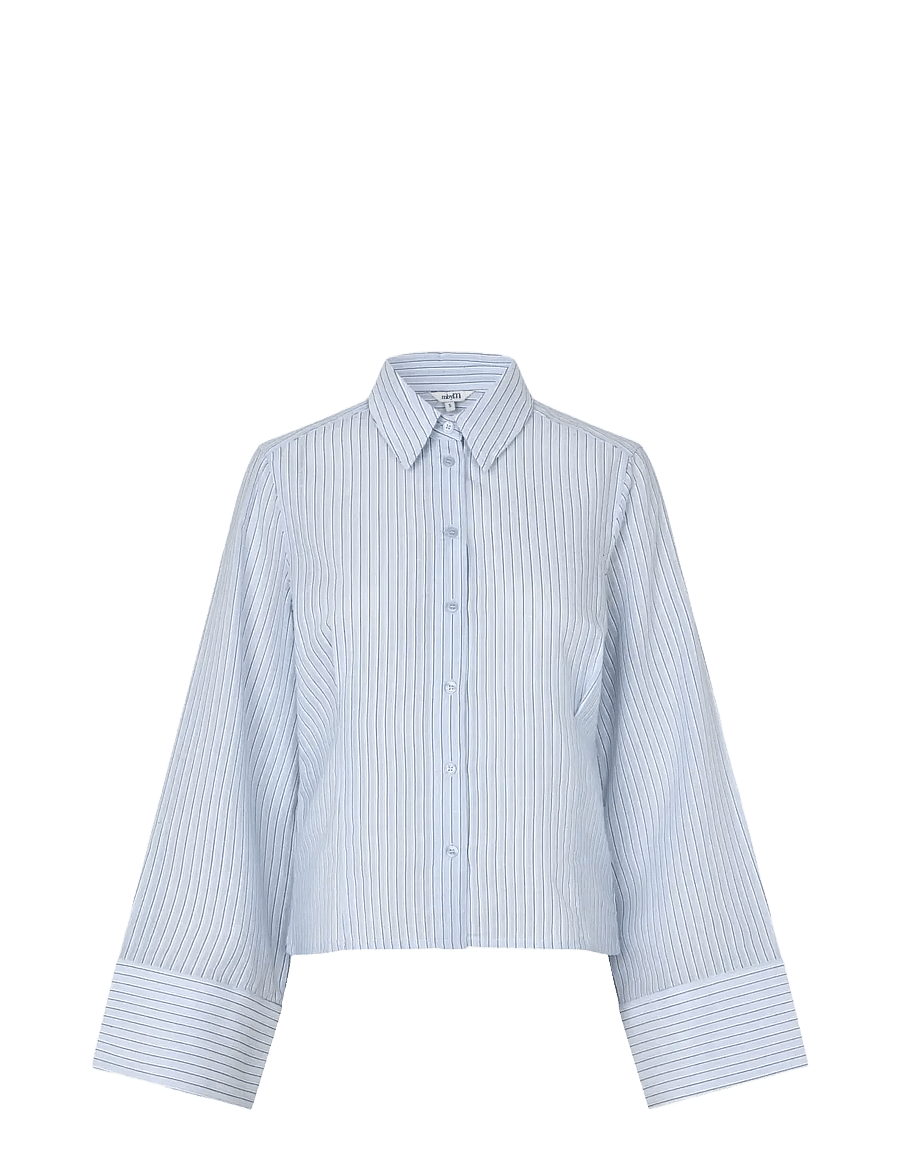 MBYM - Kaloni-M - langärmlige hemden - blue brown stripe - 0