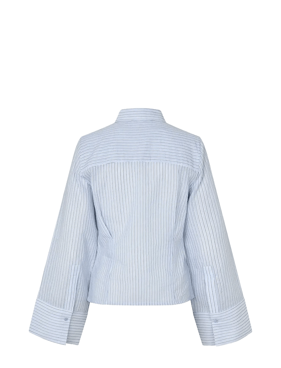 MBYM - Kaloni-M - langärmlige hemden - blue brown stripe - 1