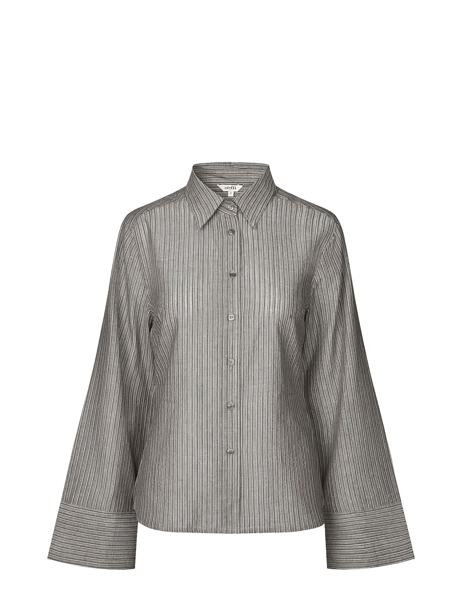 MBYM - Kaloni-M - langärmlige hemden - java sugar stripe - 0
