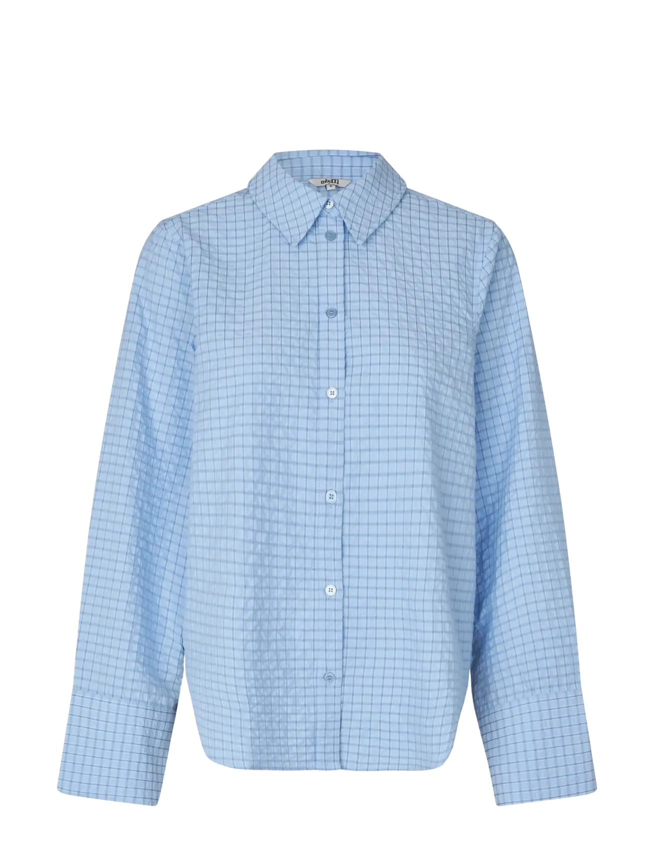 mbyM Phoebe-M - Blouses & Shirts - LIGHT BLUE KIWA CHECK / blue
