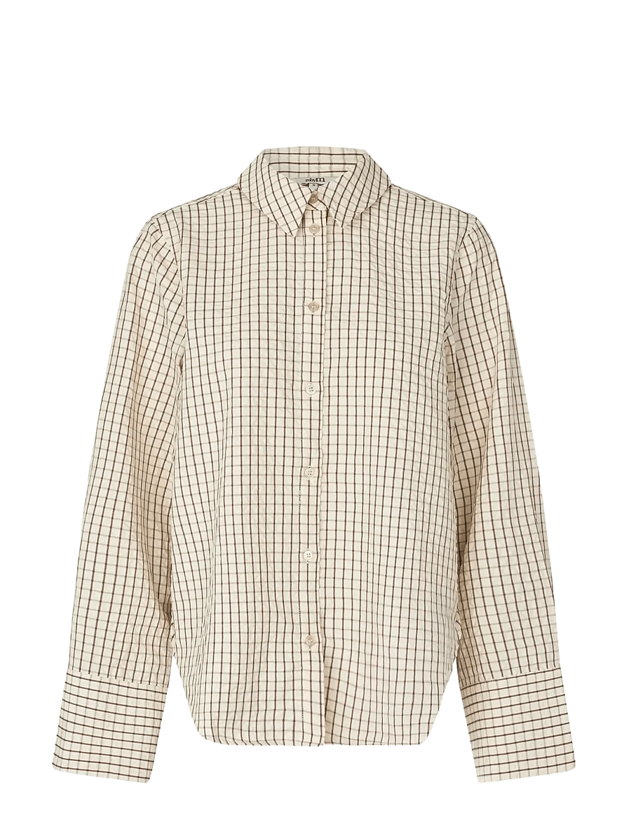 mbyM - Phoebe-M - long-sleeved shirts - sugar kiwa check - 1