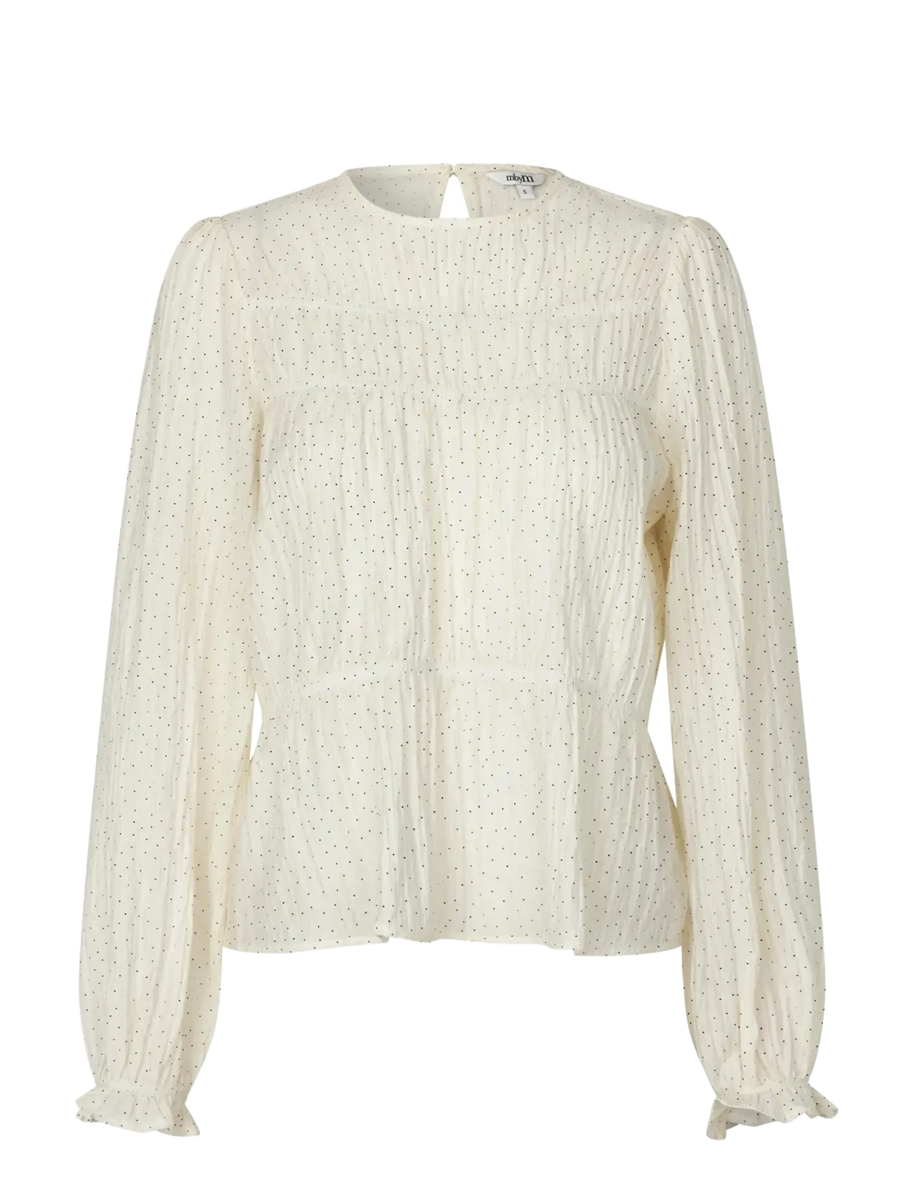 mbyM Clarise-M - Riided - SUGAR BLACK DOT / cream