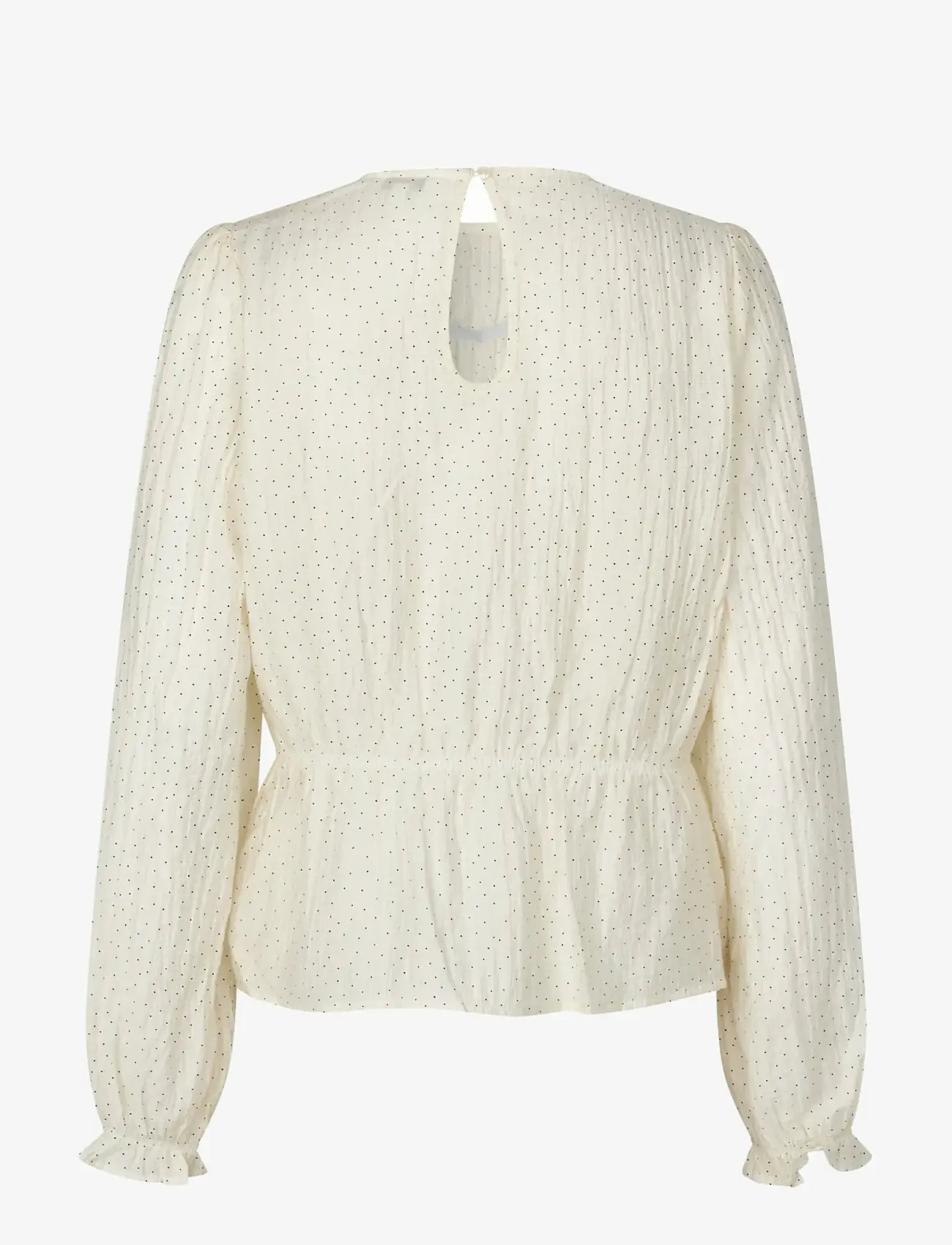 mbyM - Clarise-M - langærmede bluser - sugar black dot - 2