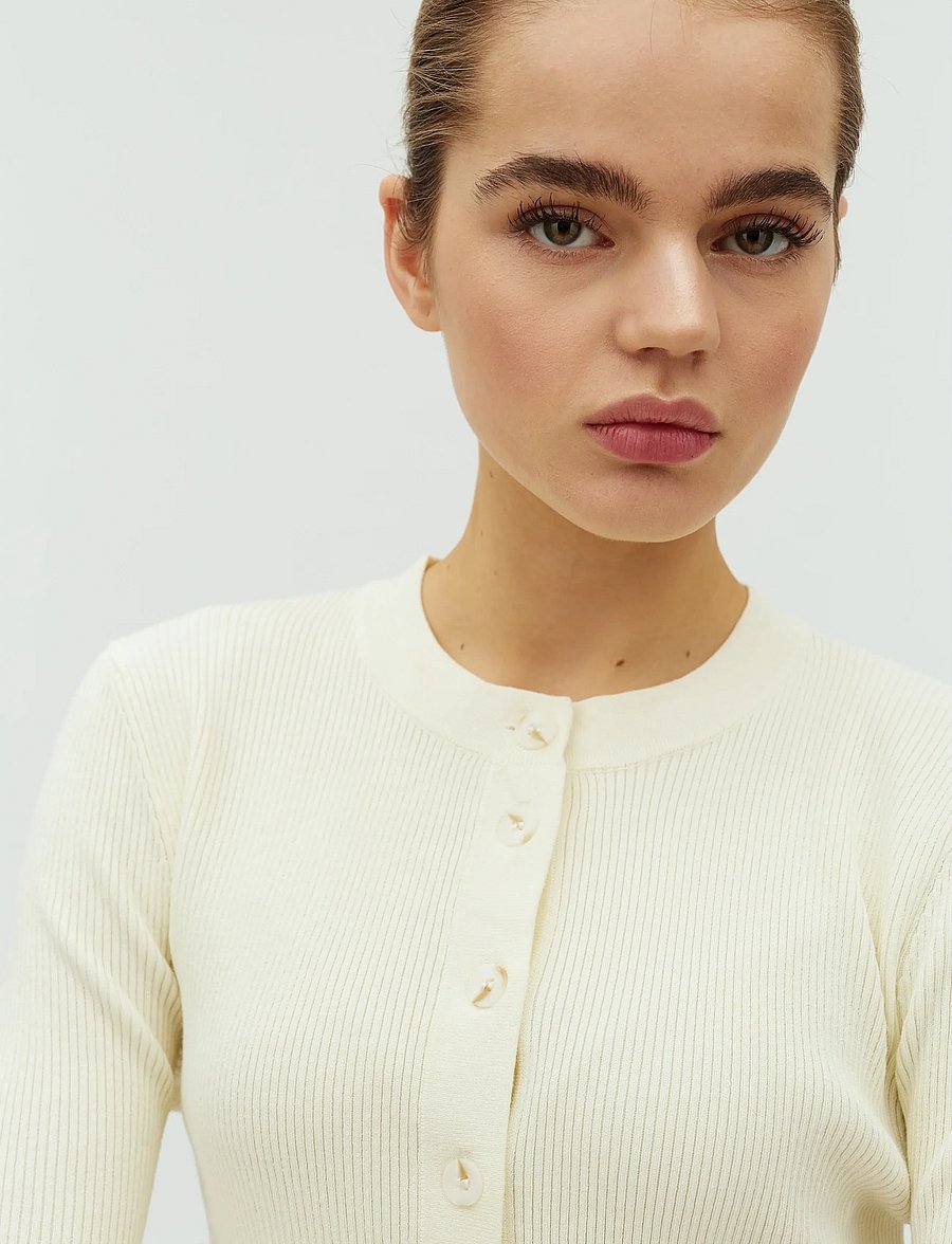 mbyM - Arietty-M - strickjacken - ivory yellow - 3