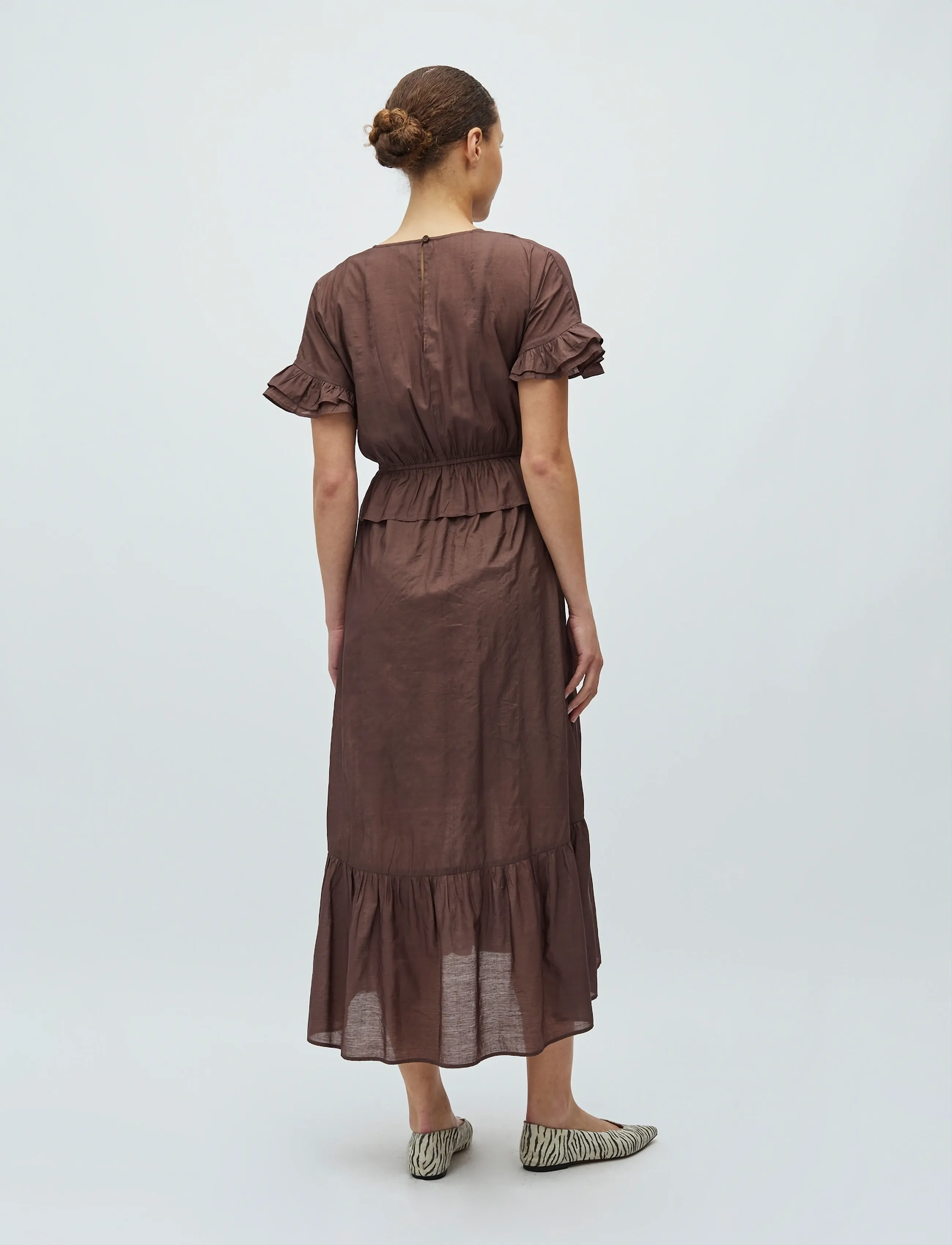 mbyM - Gunnvor-M - summer dresses - chocolate brown - 3