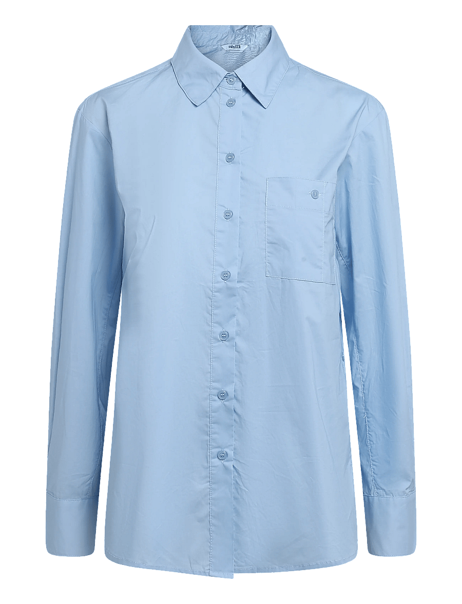 mbyM - Aurore-M - langärmlige hemden - classic light blue - 0
