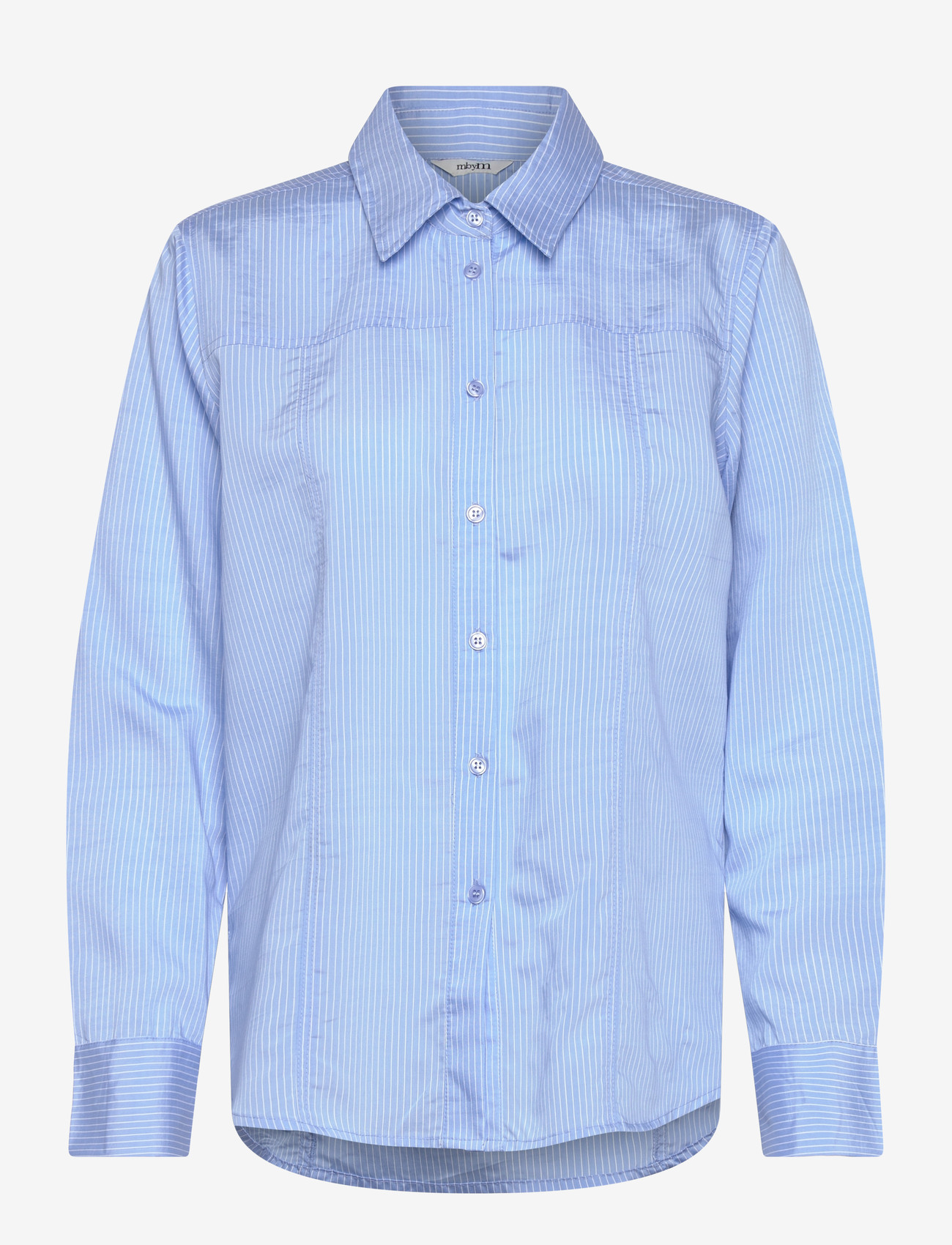 mbyM - Krestin-M - langærmede skjorter - classic blue stripe - 1