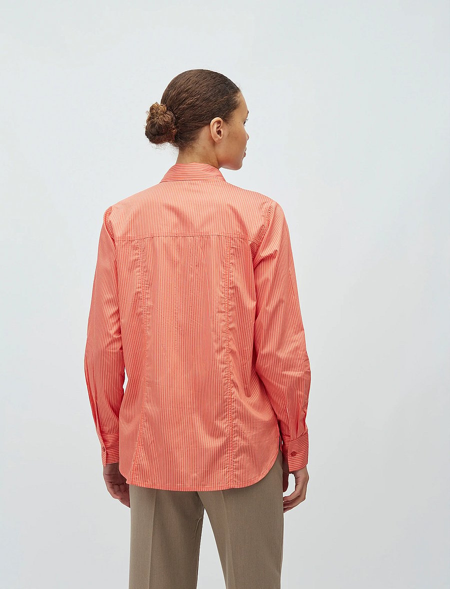 mbyM - Krestin-M - langærmede skjorter - emberglow sugar stripe - 3