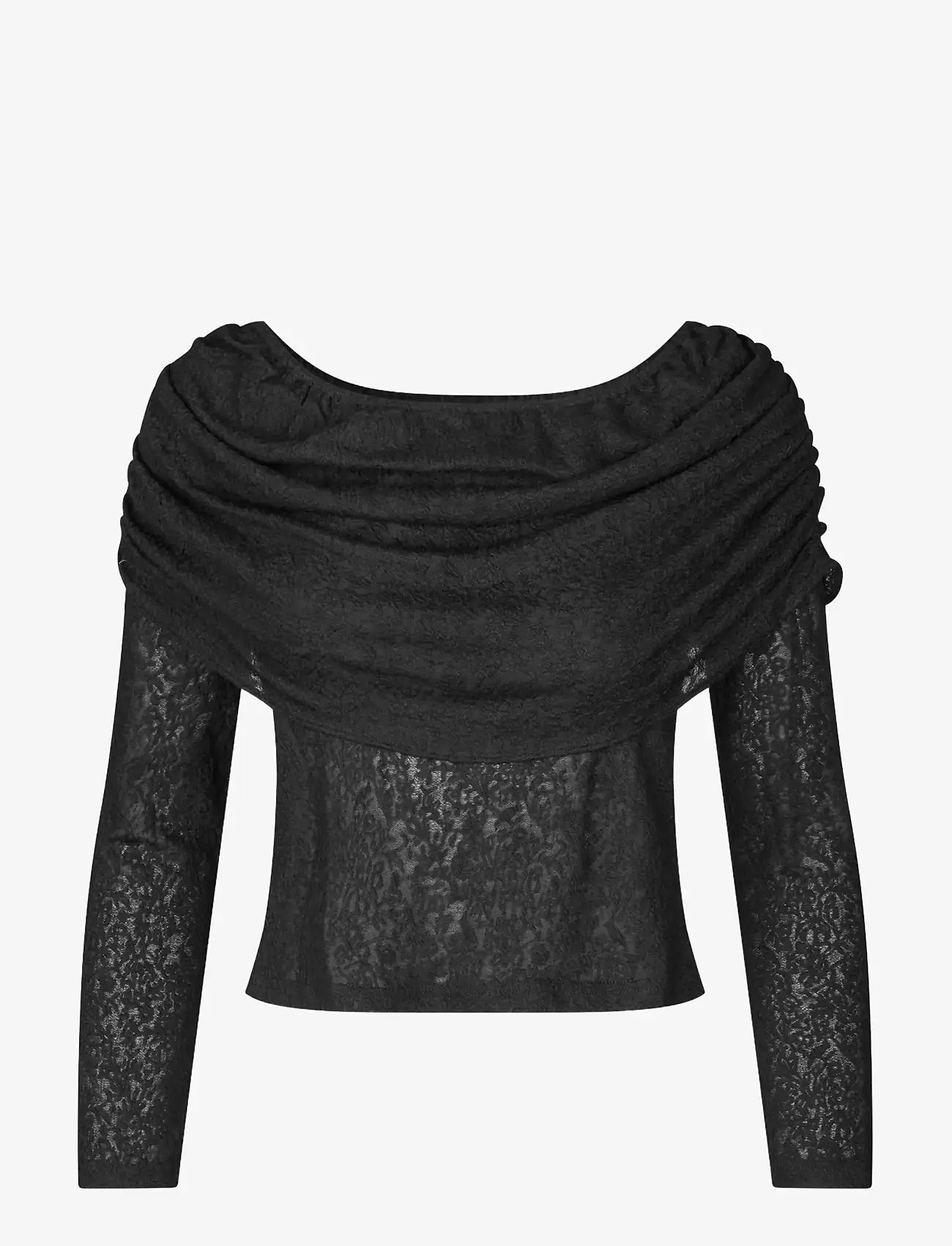 mbyM - Linza-M - long-sleeved tops - black - 1