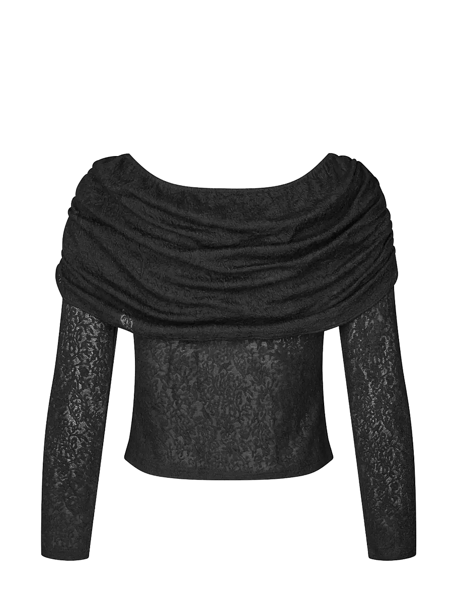 mbyM - Linza-M - langärmlige tops - black - 2