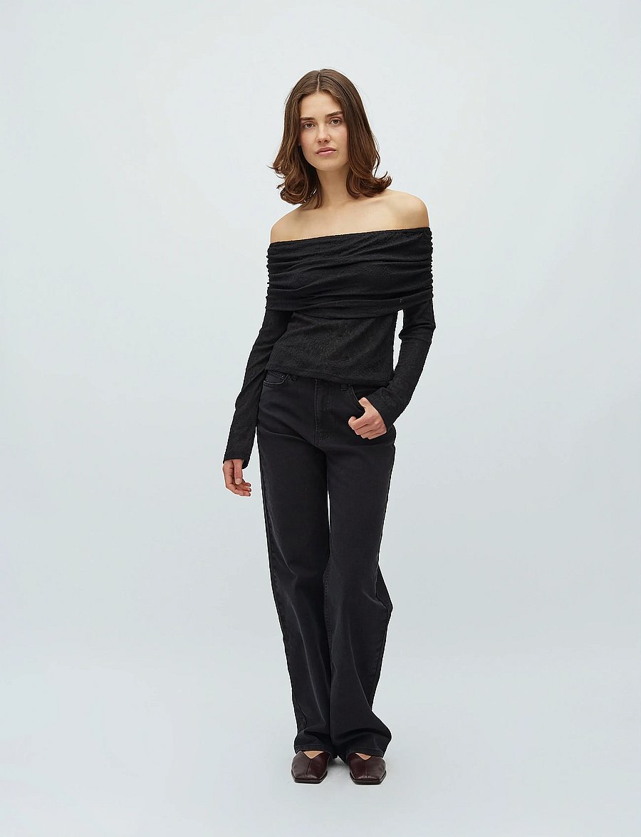 mbyM - Linza-M - langärmlige tops - black - 0
