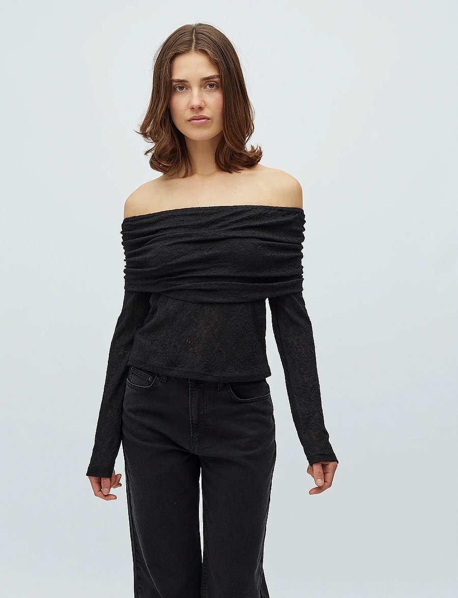 mbyM - Linza-M - langärmlige tops - black - 3
