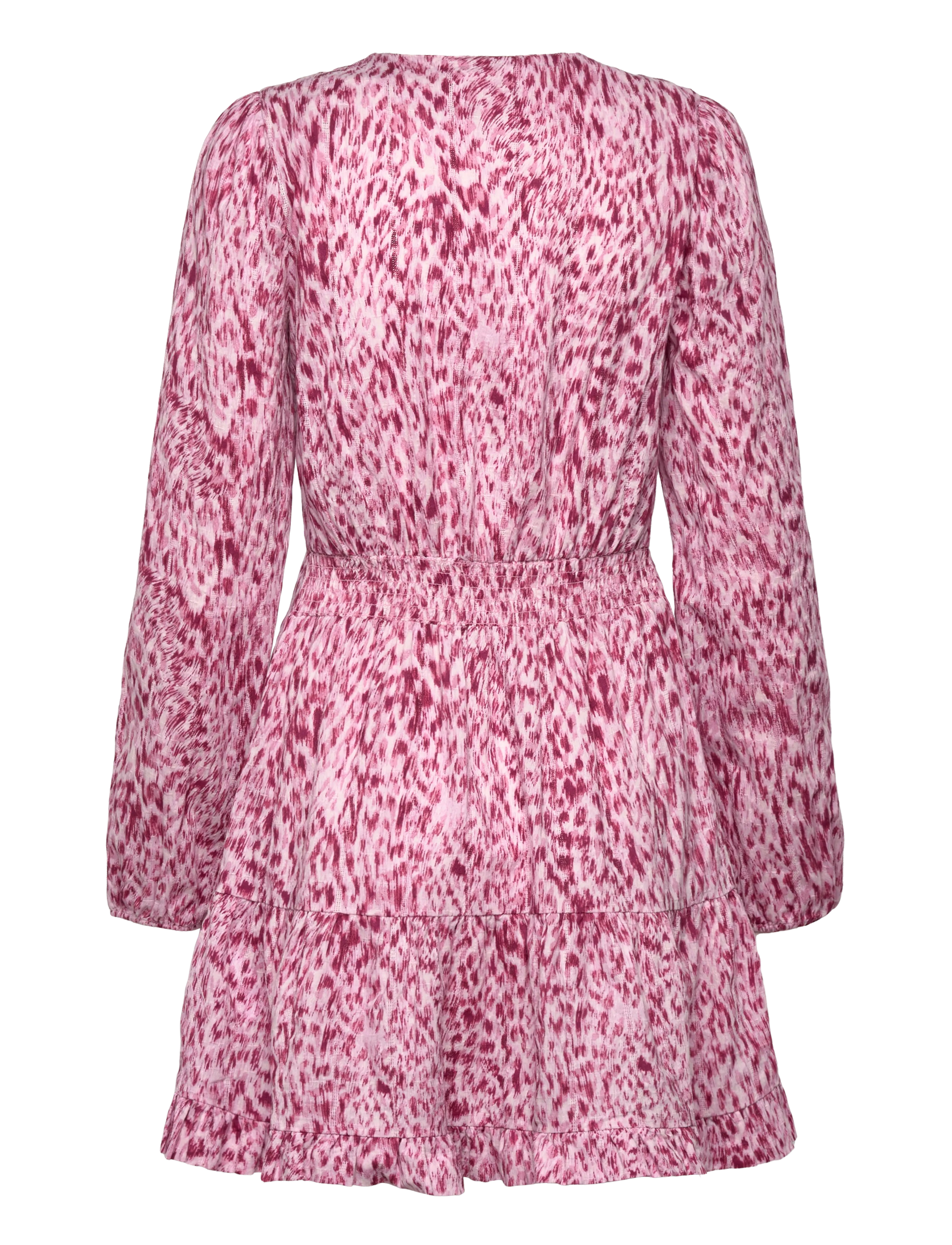 mbyM - Shinya LS-M - trumpos suknelės - lynx print pink - 2