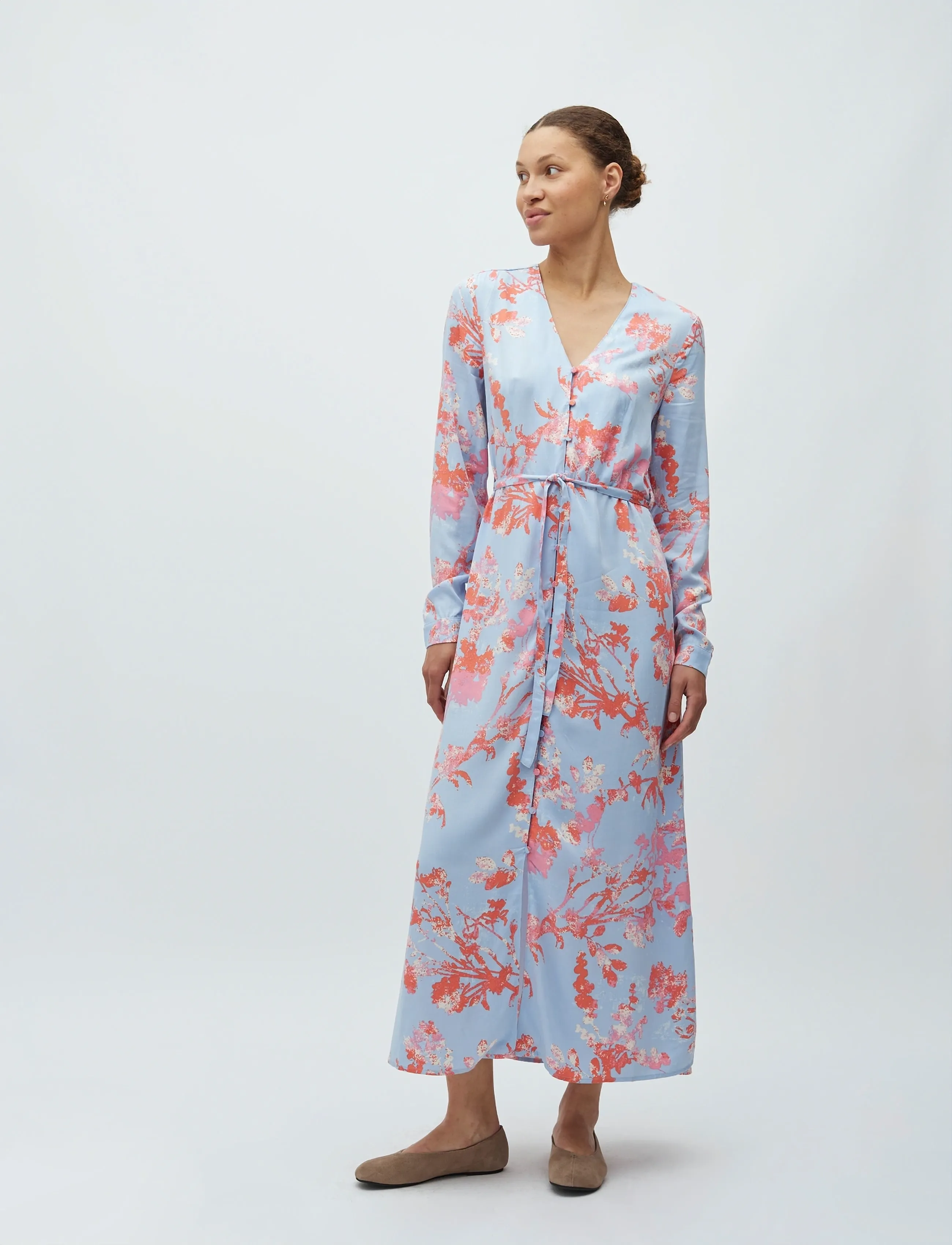 mbyM Sicca V-M - Kjoler - MULTI KANNA PRINT / blue