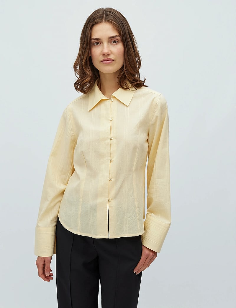 mbyM - Aulori-M - langærmede skjorter - summer yellow - 3