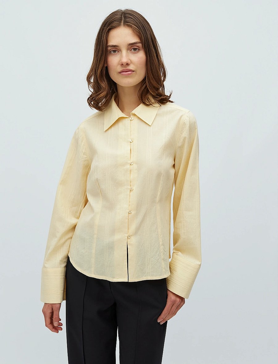 mbyM - Aulori-M - långärmade skjortor - summer yellow - 3