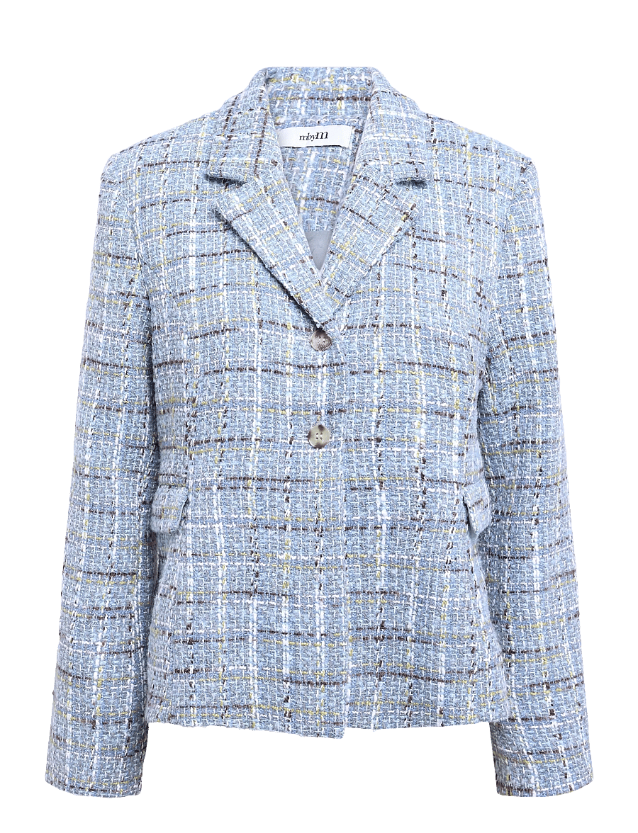 MBYM - Ivianno-M - boucles - blue tweed - 0