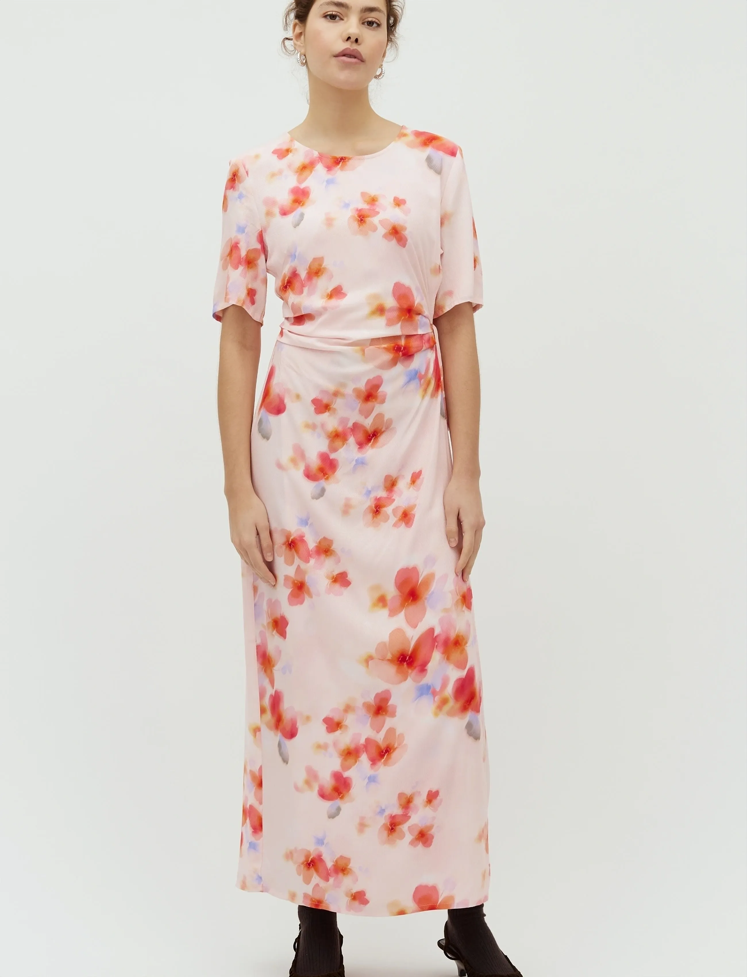 mbyM Kylar-M - Dresses - WALIA PRINT / pink/rose