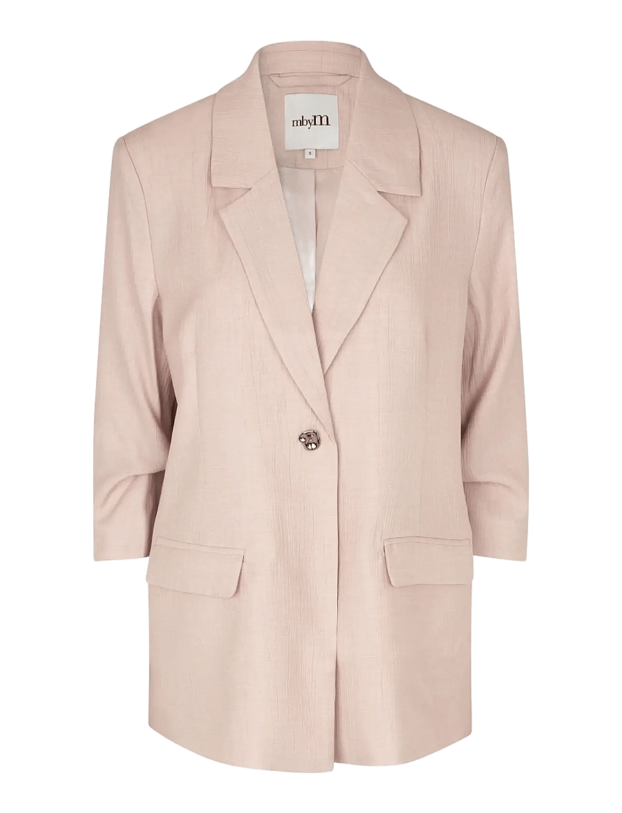 mbyM - Dravina-M - einreihige blazer - rose red light melange - 1