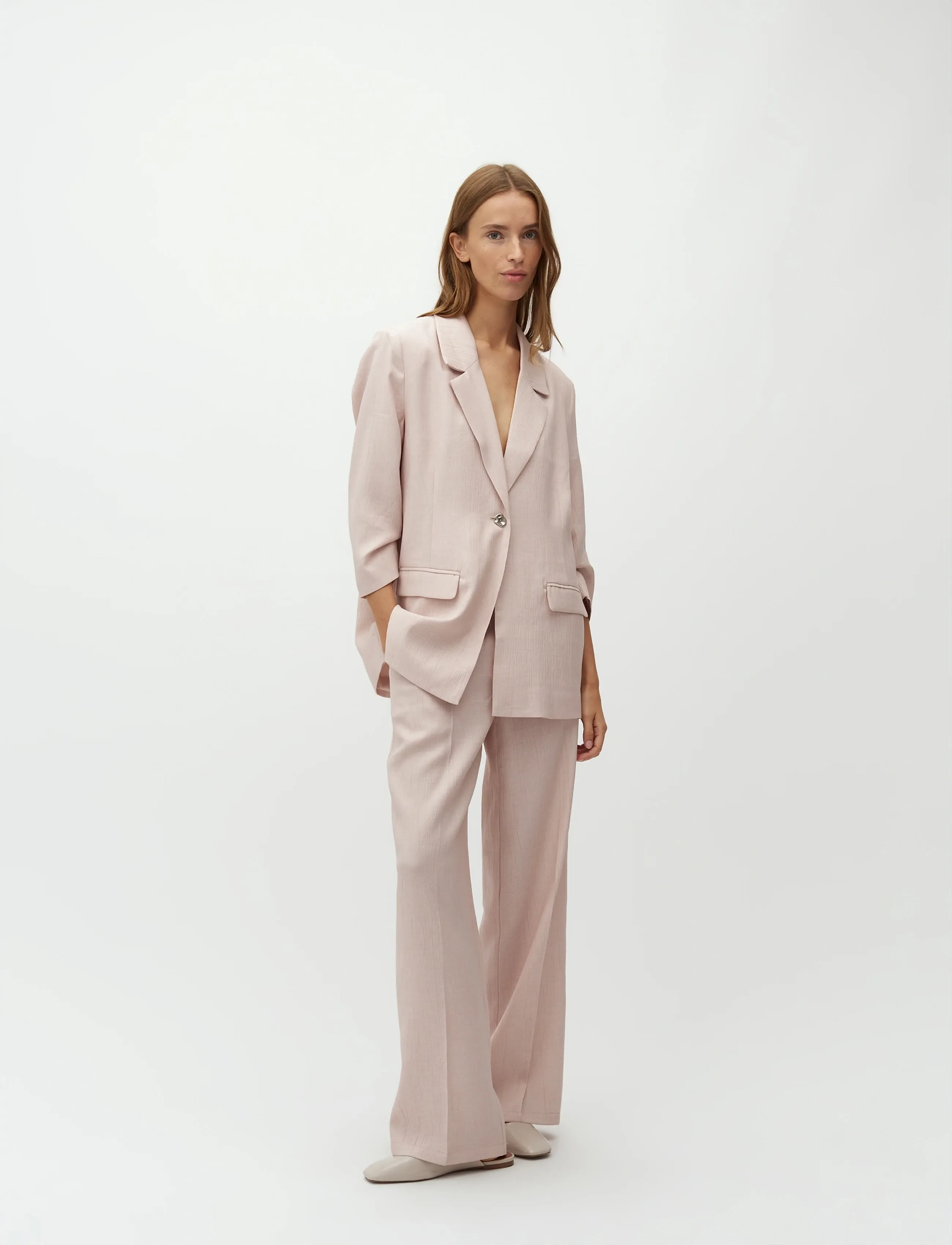 mbyM Dravina-M, Kvinder, 3/4 Ærme Blazer, Pink, Str: XL