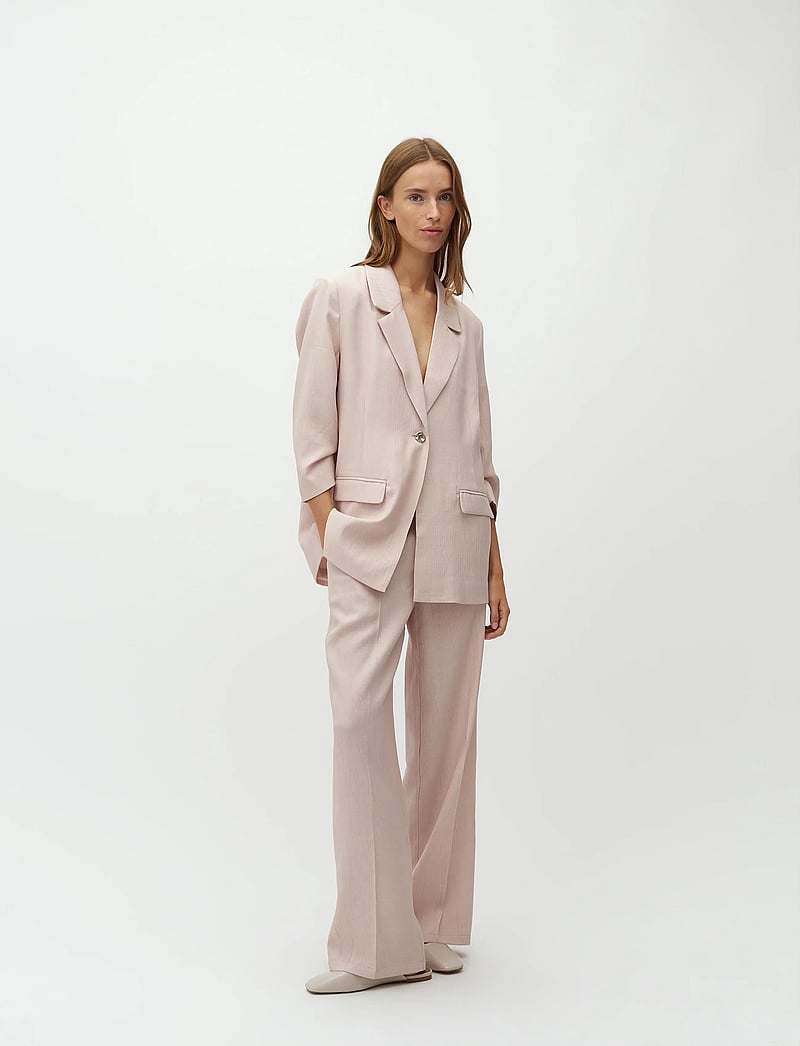 mbyM - Dravina-M - enkeltradede blazere - rose red light melange - 0