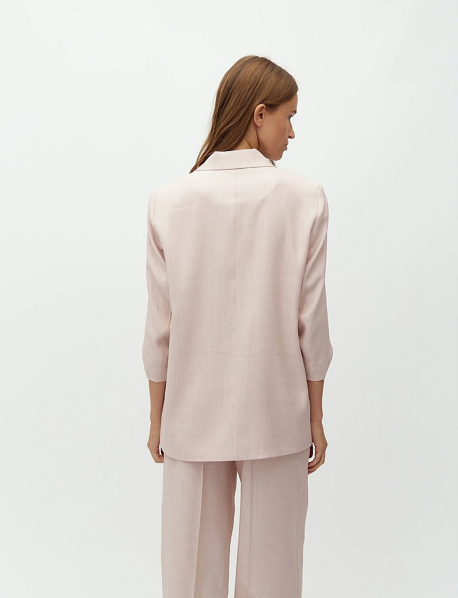 mbyM - Dravina-M - einreihige blazer - rose red light melange - 4