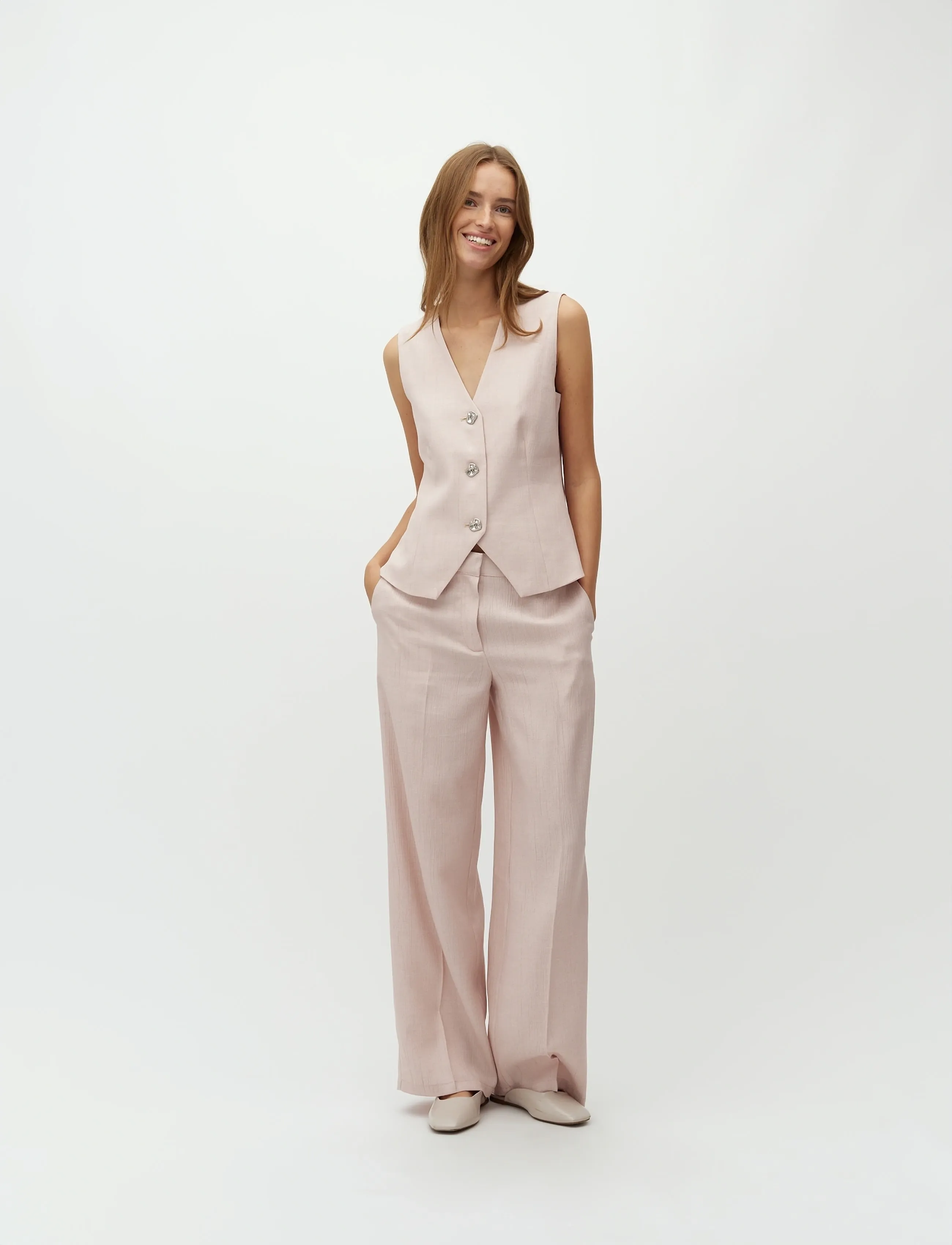 mbyM Arlise-M, M, Blazer, Rosa - Sleeveless Frauen