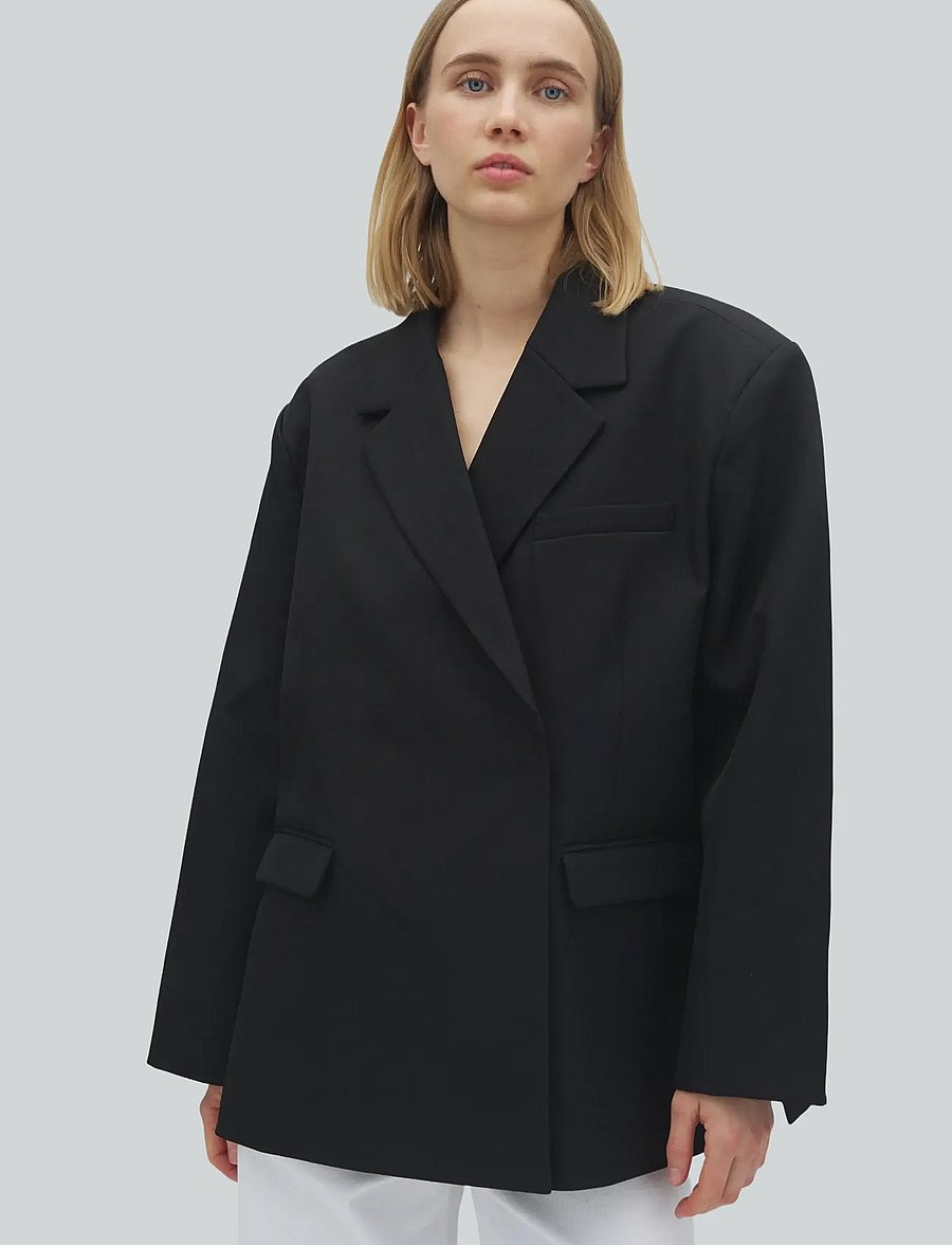 MBYM - Amariella-M - einreihige blazer - black - 0