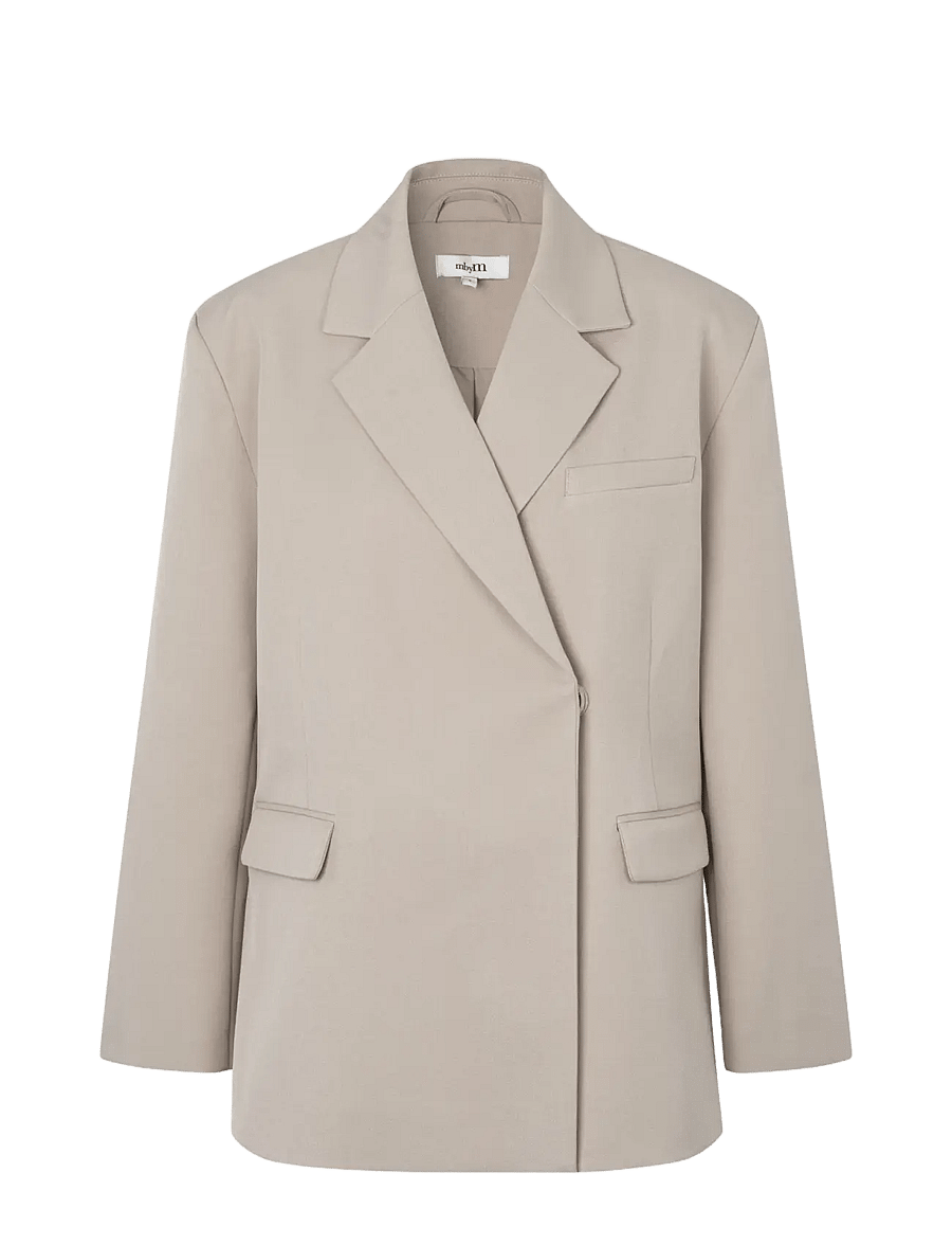 MBYM - Amariella-M - einreihige blazer - light sand melange - 1