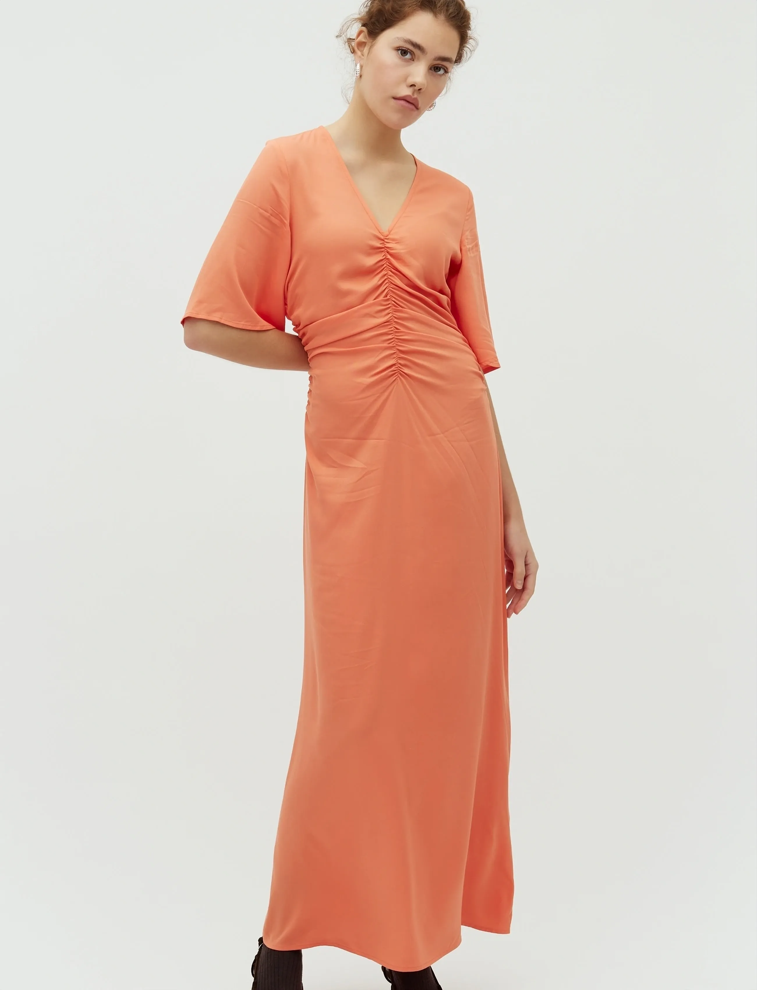 mbyM Ineya-M - Maxikleider - EMBERGLOW / coral
