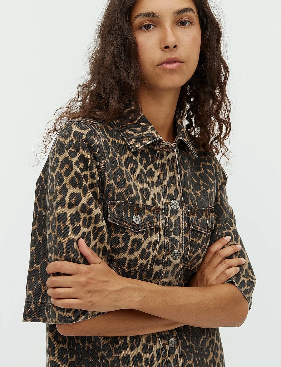mbyM - Mira-M - skjortekjoler - leopard mist - 3
