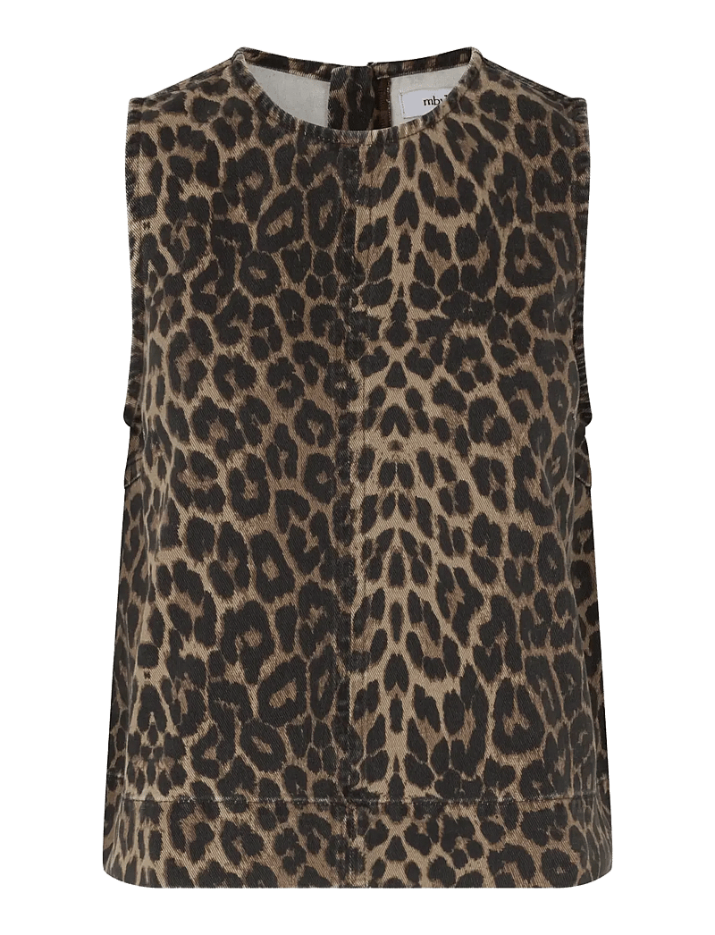 mbyM - Rihne-M - Ärmellose blusen - leopard mist - 1