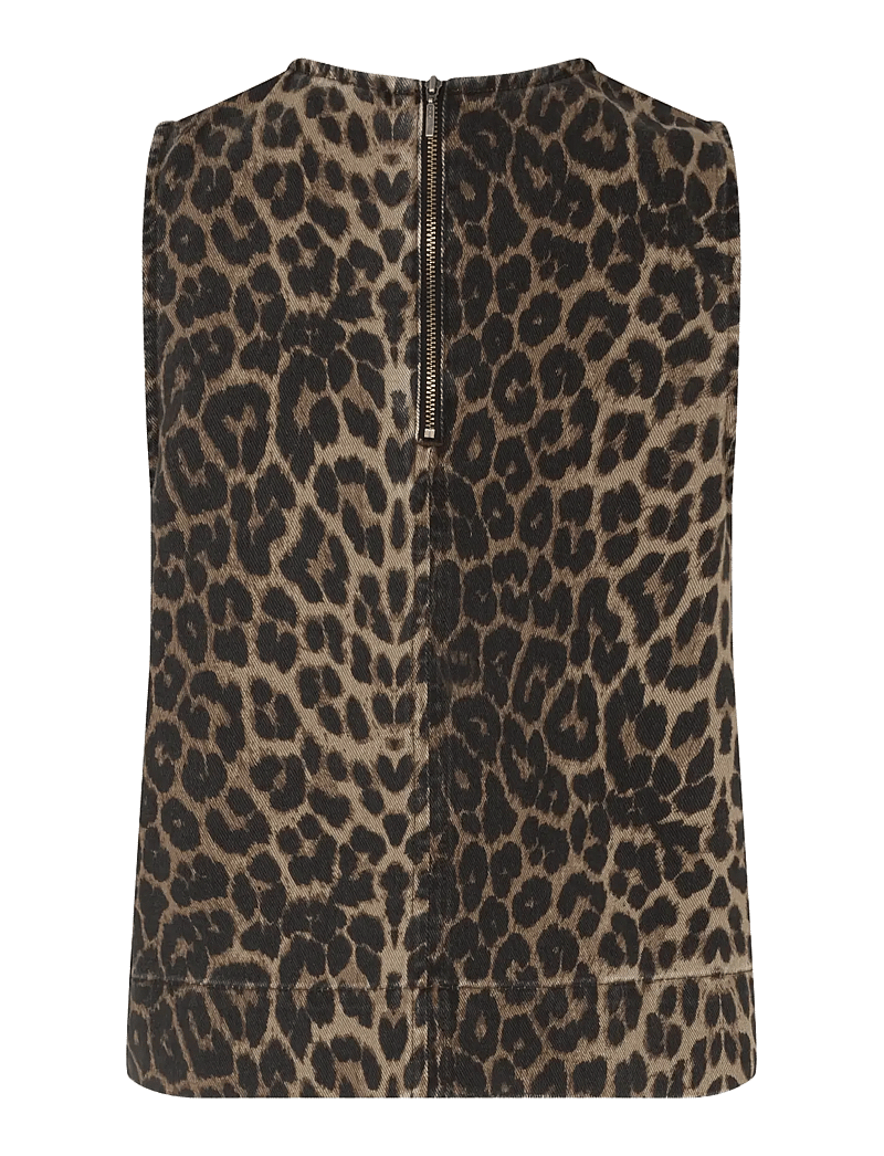 mbyM - Rihne-M - Ärmellose blusen - leopard mist - 2