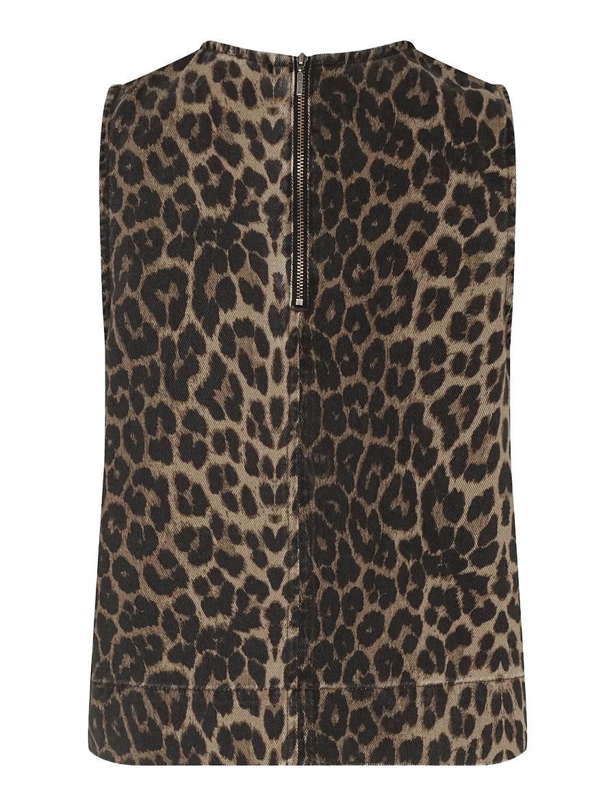 mbyM - Rihne-M - varrukateta pluusid - leopard mist - 2