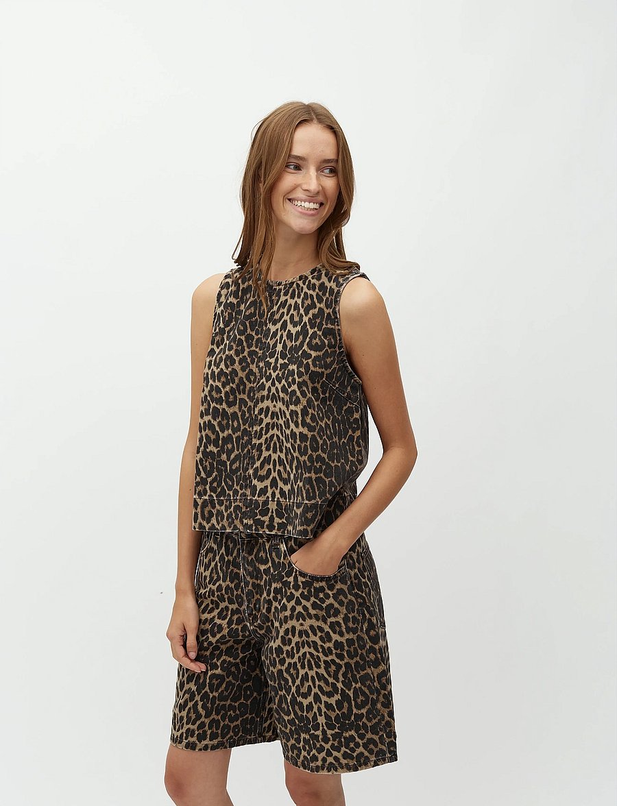 mbyM - Rihne-M - varrukateta pluusid - leopard mist - 3