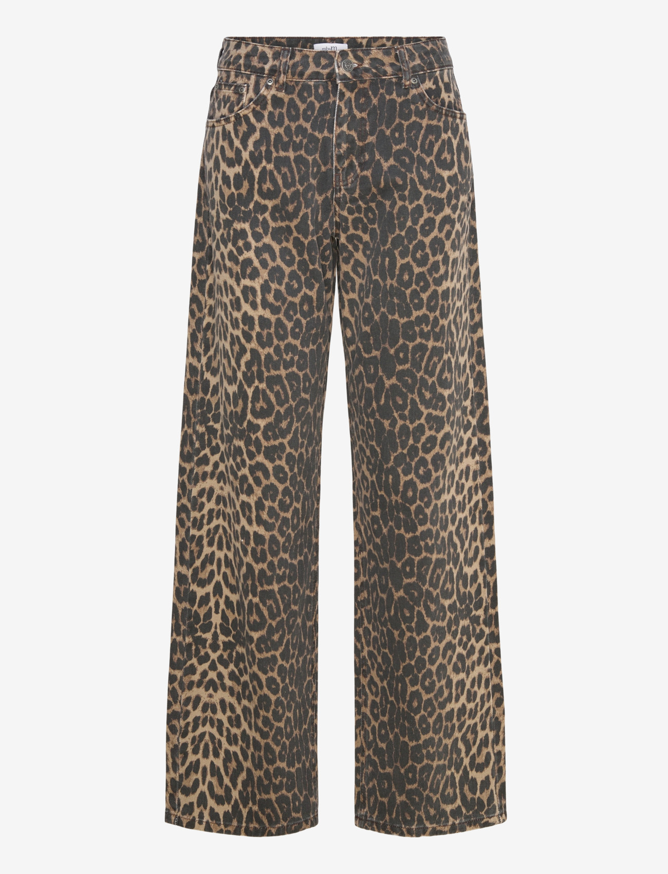 mbyM - Cadian-M - wide leg jeans - leopard mist - 1