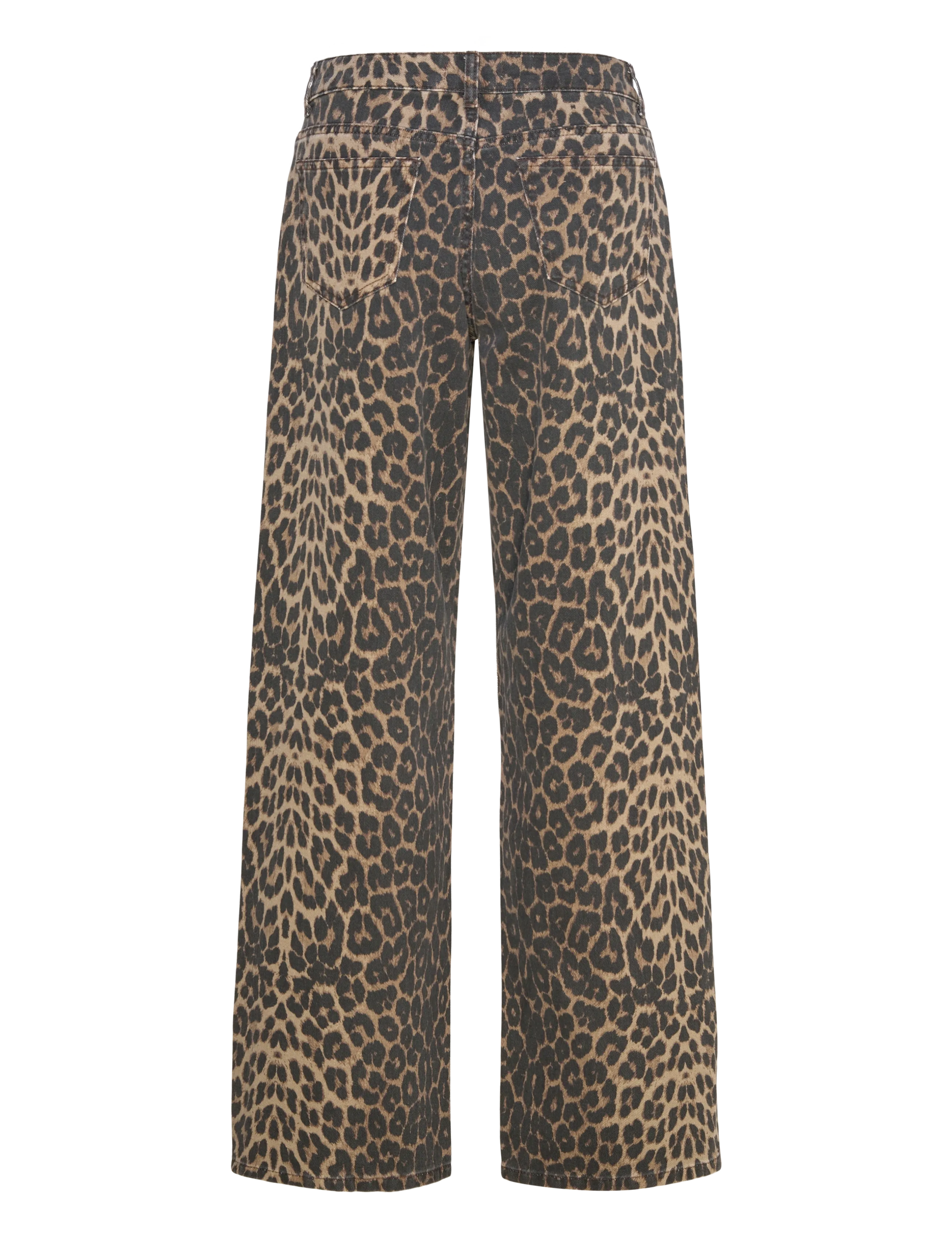 mbyM - Cadian-M - wide leg jeans - leopard mist - 2