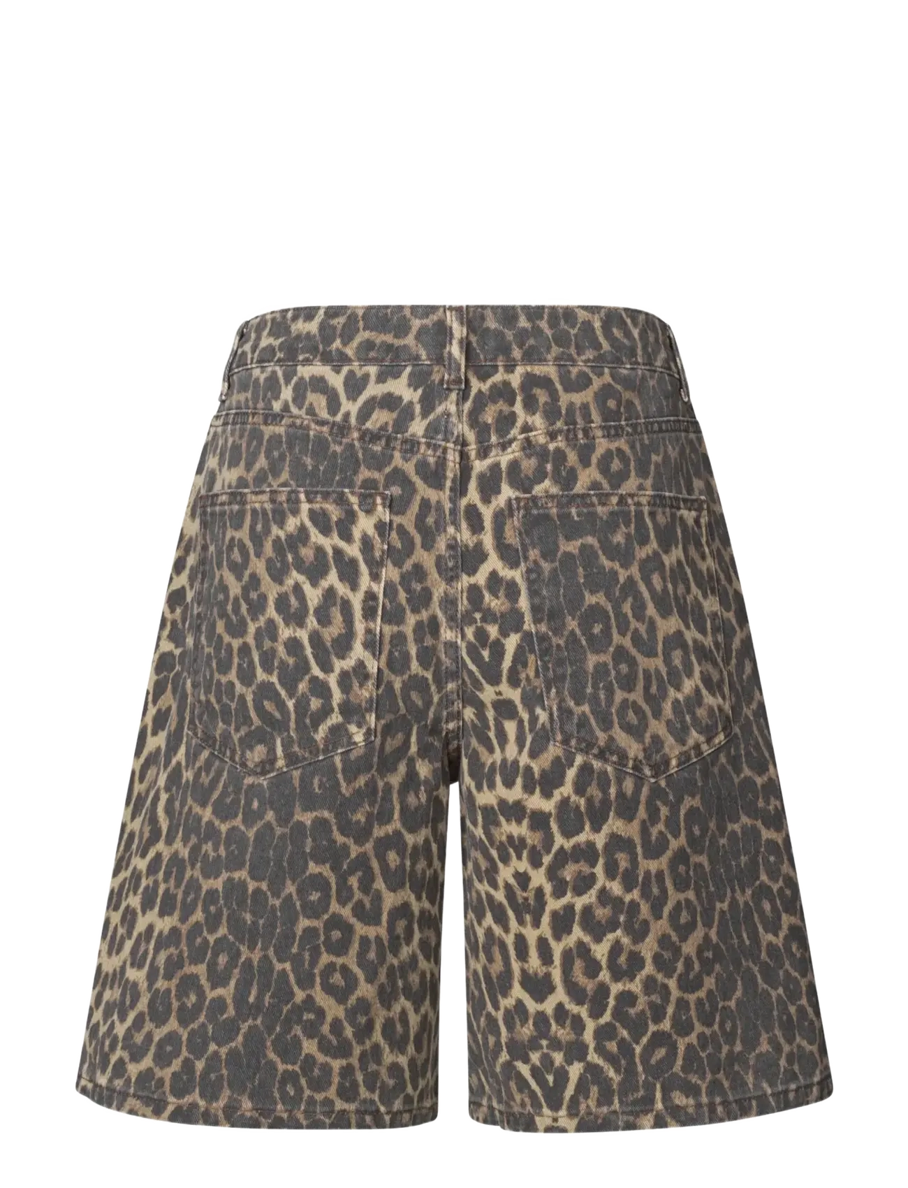mbyM - Talina-M - jeansshorts - leopard mist - 2