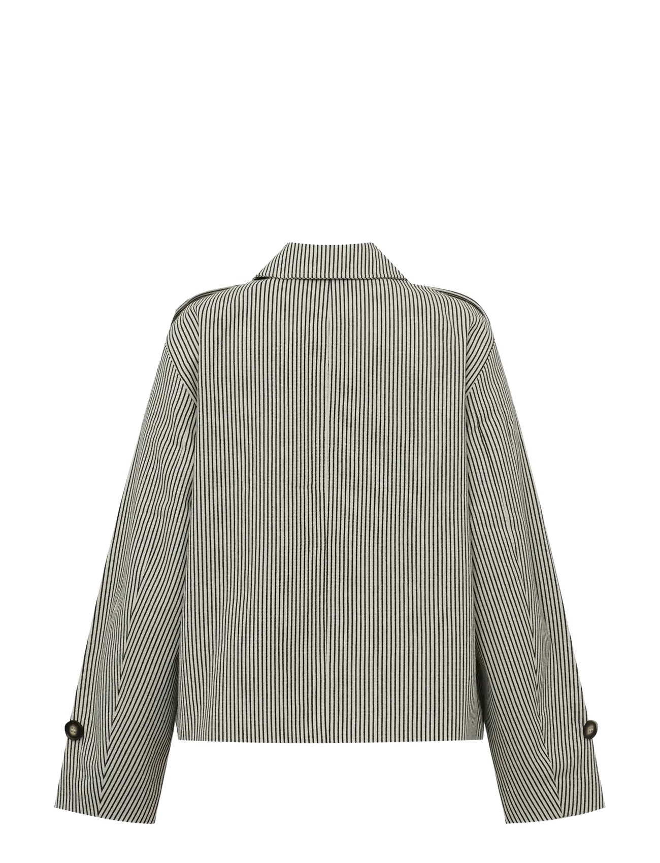 mbyM - Becker-M - trenchcoats - black beige stripe - 2