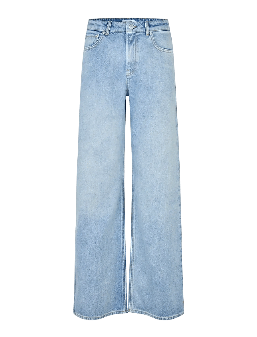 mbyM - Amarillo-M - hosen mit weitem bein - light blue brushing - 1