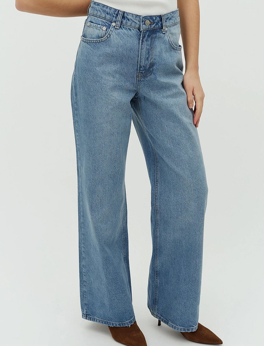 mbyM - Amarillo-M - hosen mit weitem bein - light blue brushing - 3